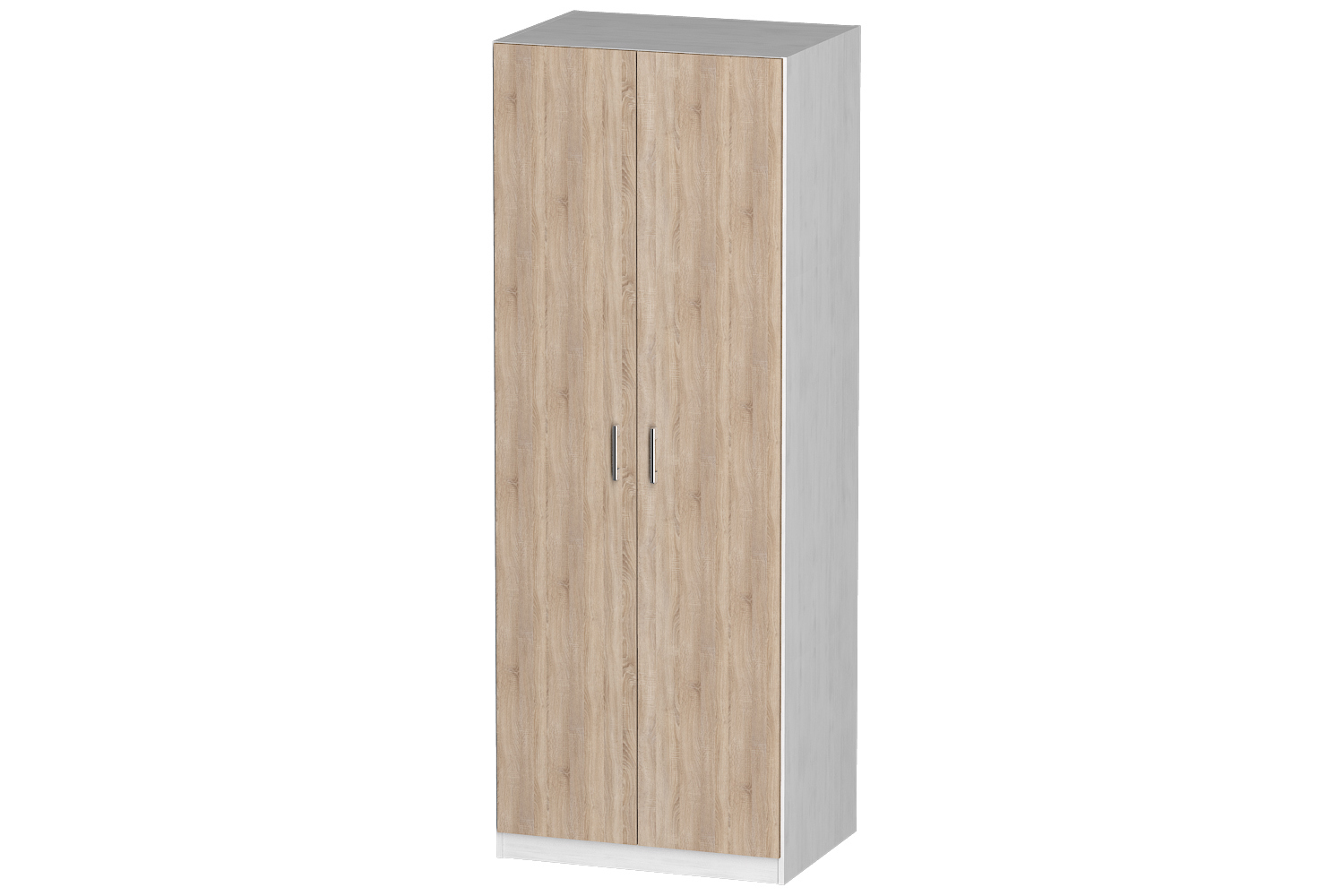 Изображение товара Шкаф распашной Furnistyle Лайф ЛШК-06 80x215x60 см светлое дерево дуб сонома