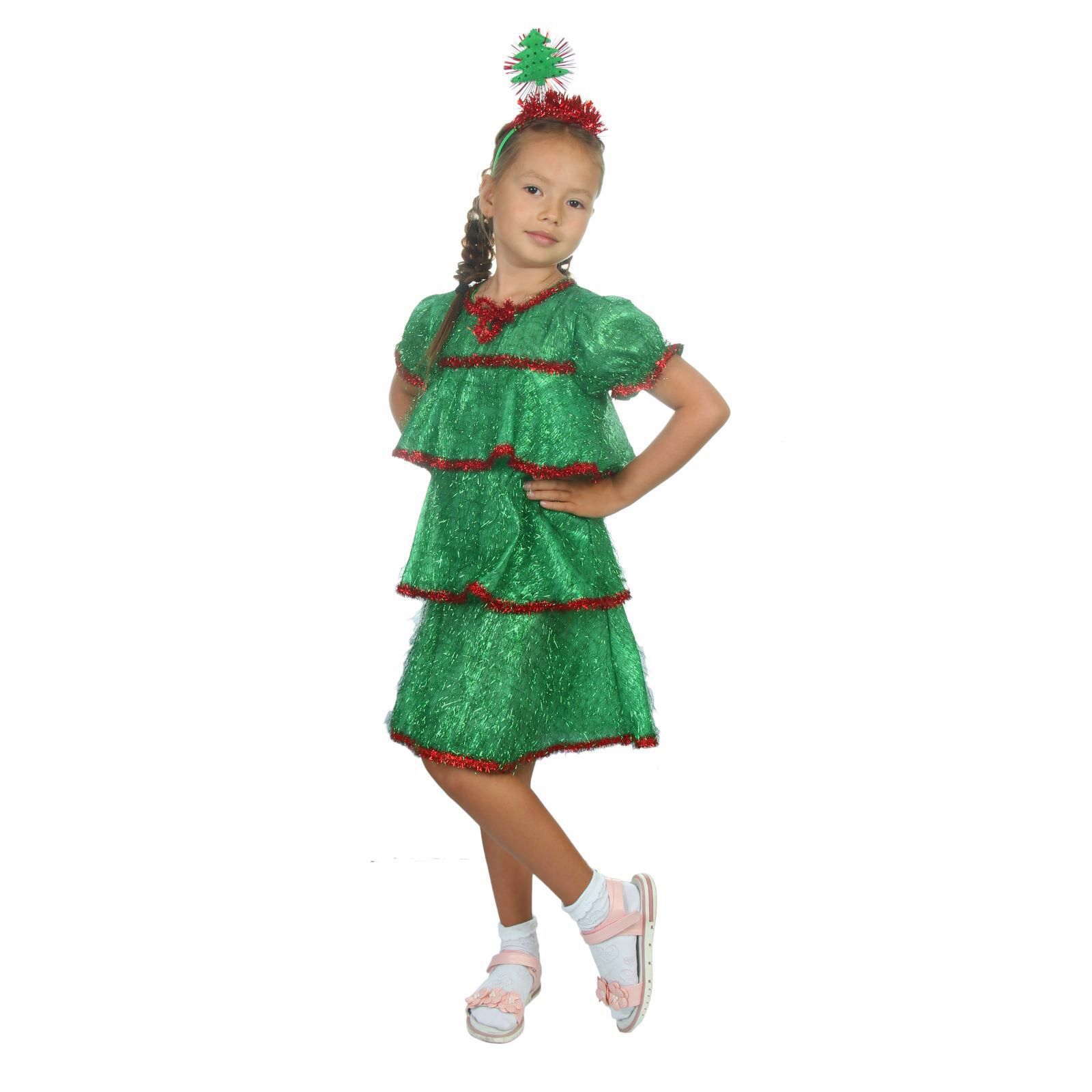 Изображение товара Маскарадный костюм Страна карнавалия Ёлочка искристая 2465888 размер единый