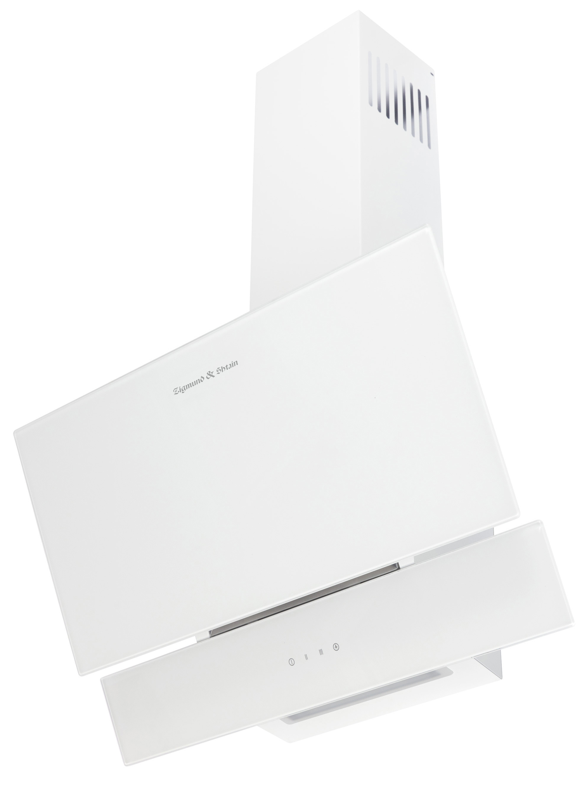 Изображение товара Наклонная вытяжка Zigmund Shtain K 146.6 W белая, 60 см, диодная подсветка