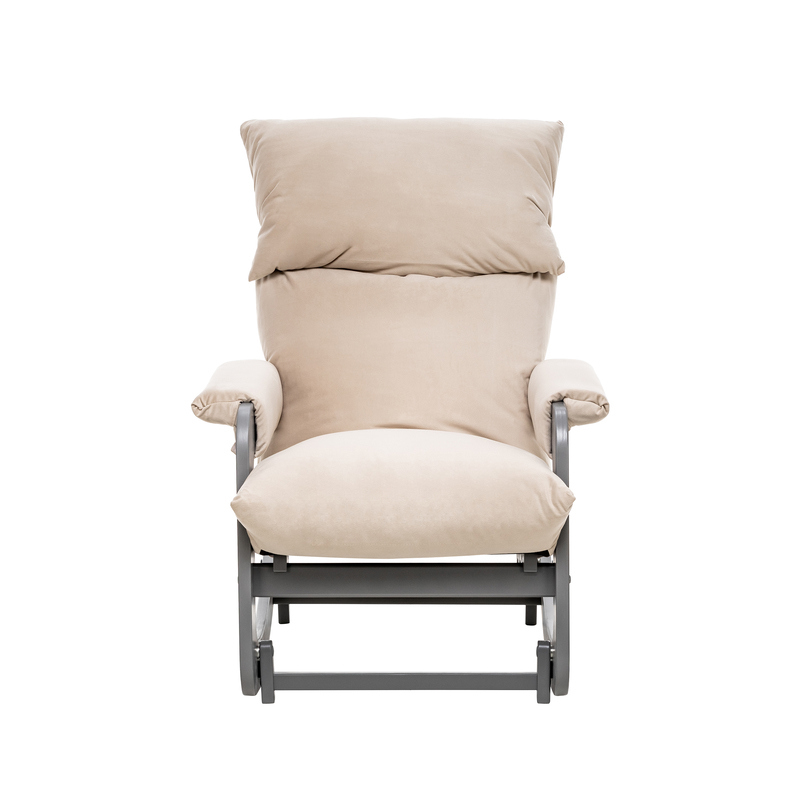 Изображение товара Кресло-качалка Leset Модель 81 трансформер бежевый/серый Россия