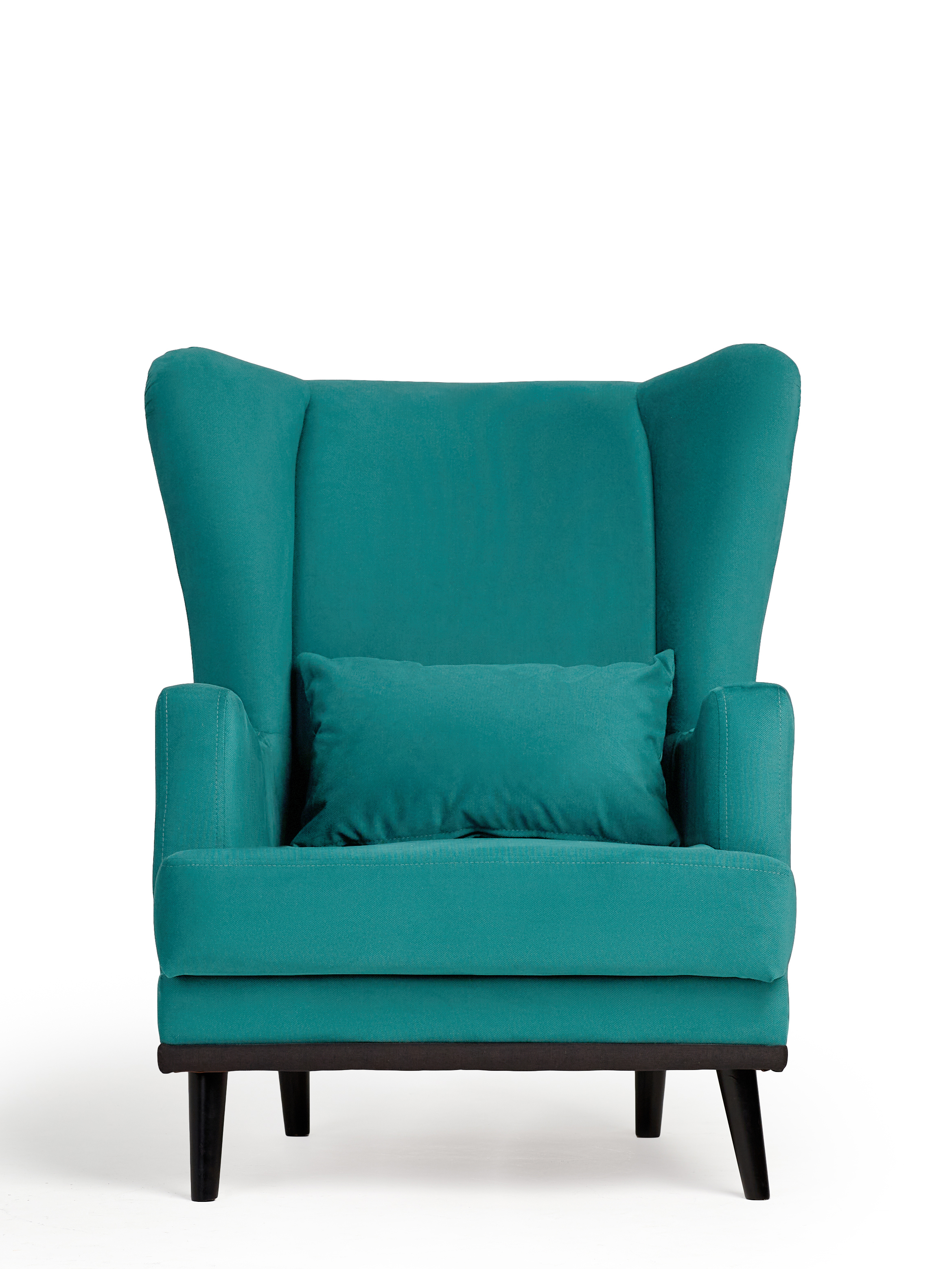 Изображение товара Кресло Диван не мебель Оскар Max 75x90x85 см велюр цвет голубой