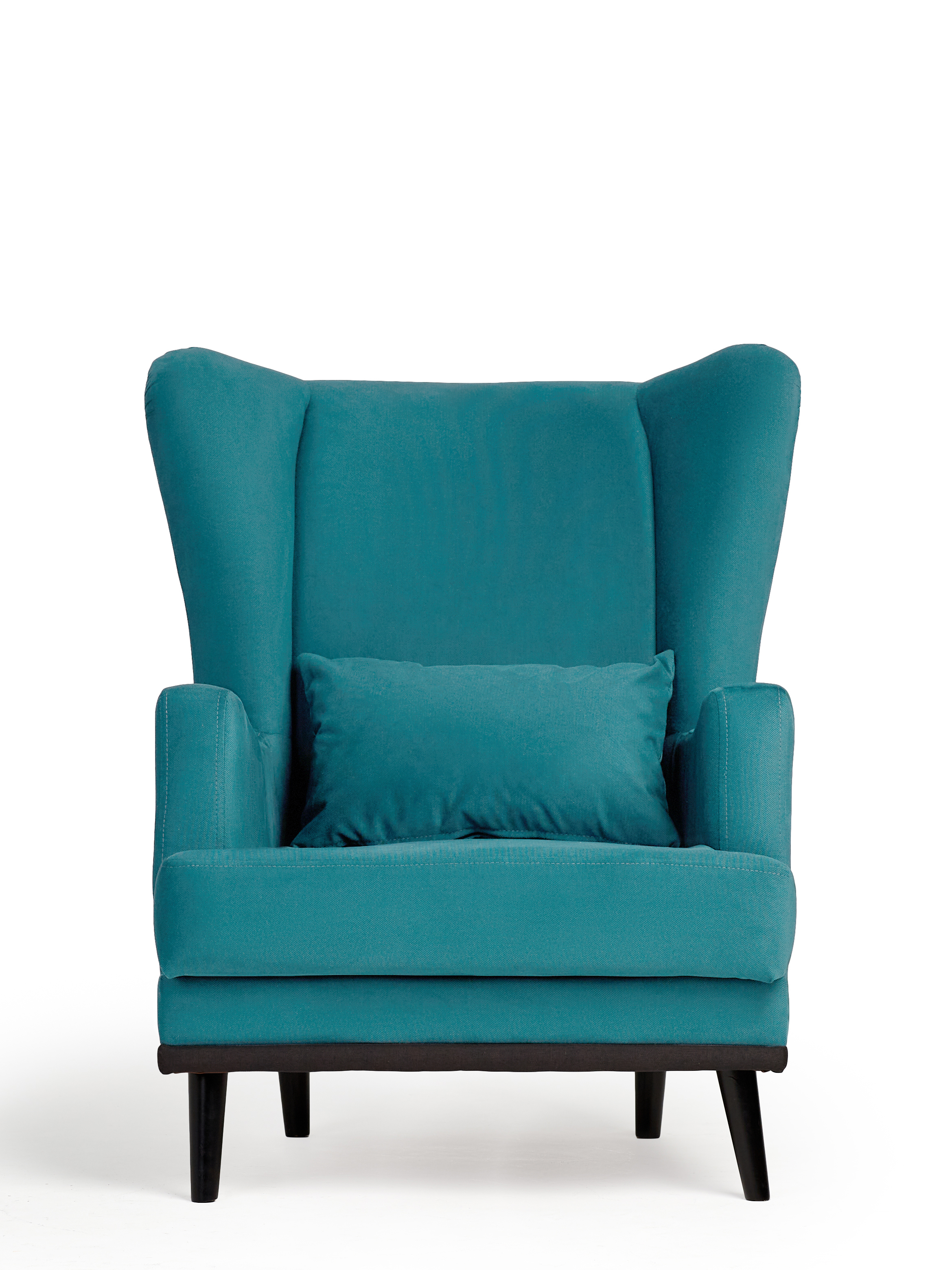 Изображение товара Мягкое кресло Оскар из велюра синий для гостиной и офиса