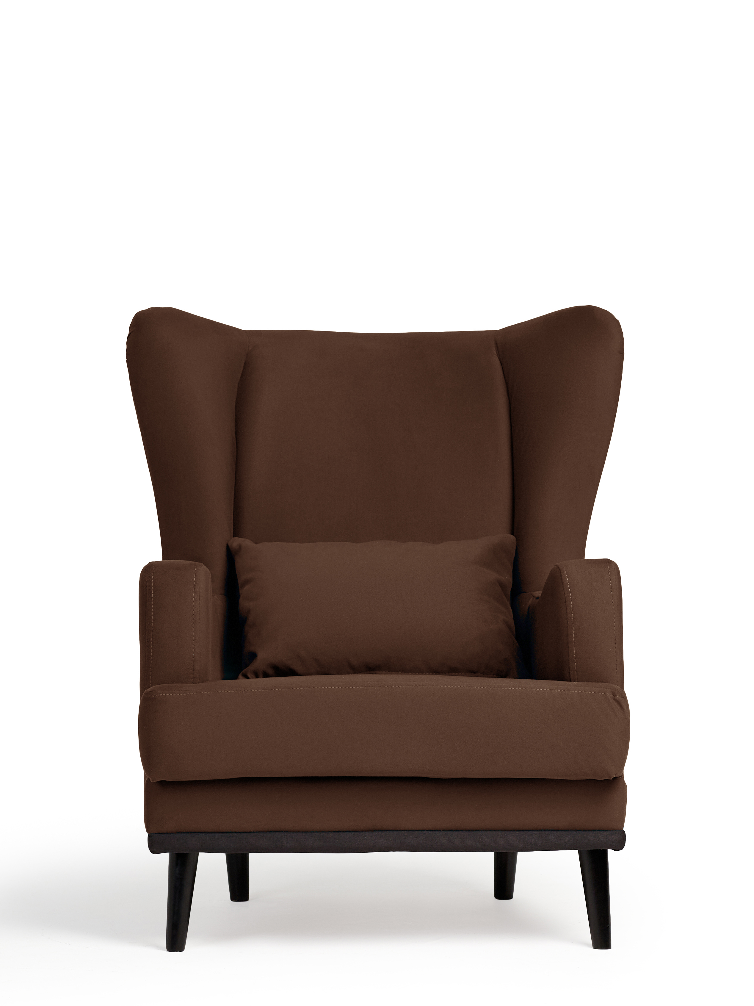 Изображение товара Кресло Оскар Диван Не Мебель велюр коричневый 75x90x85 см