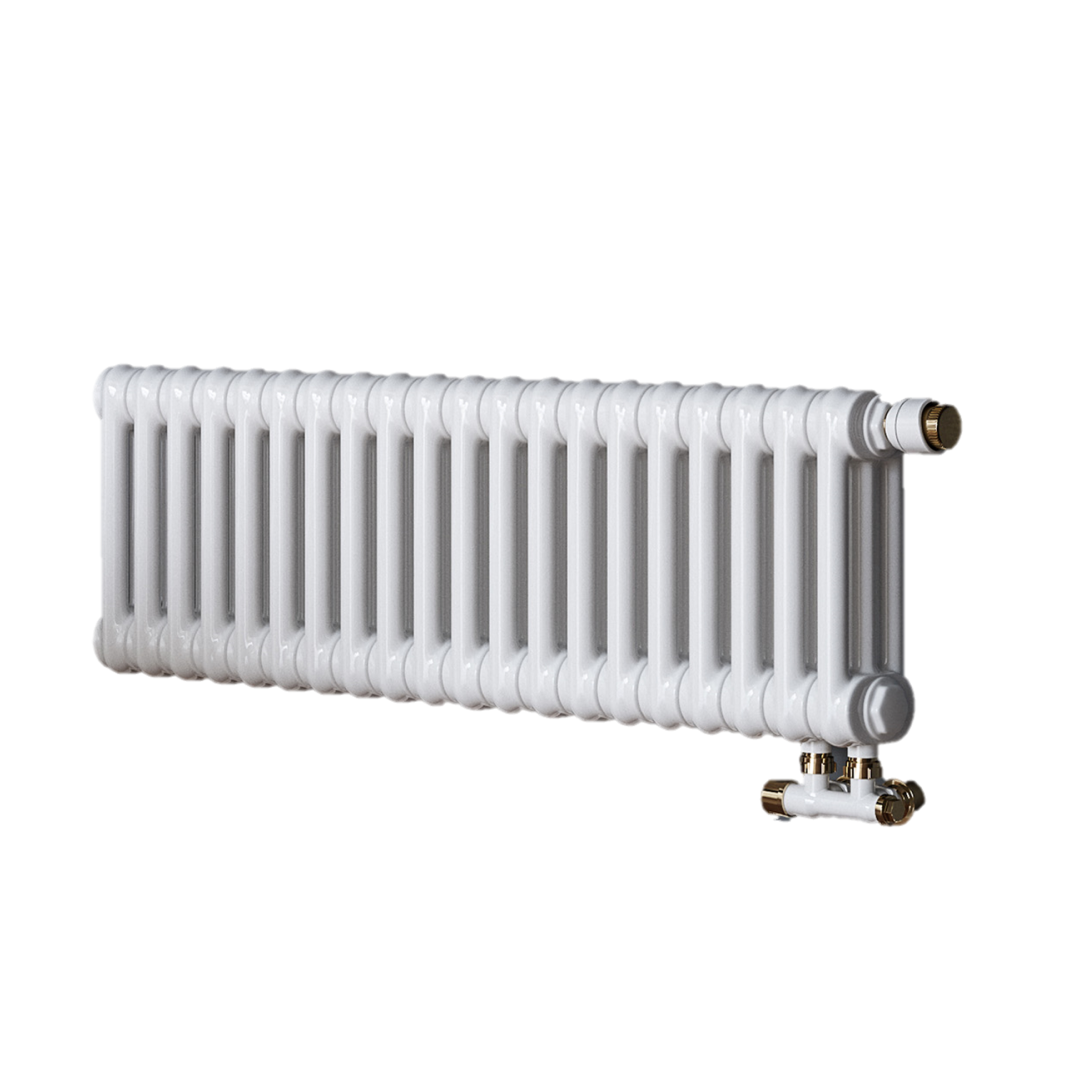 Изображение товара Радиатор трубчатый Guardo Pilon 24 секции 300x110.4 мм сталь белый низкое подключение