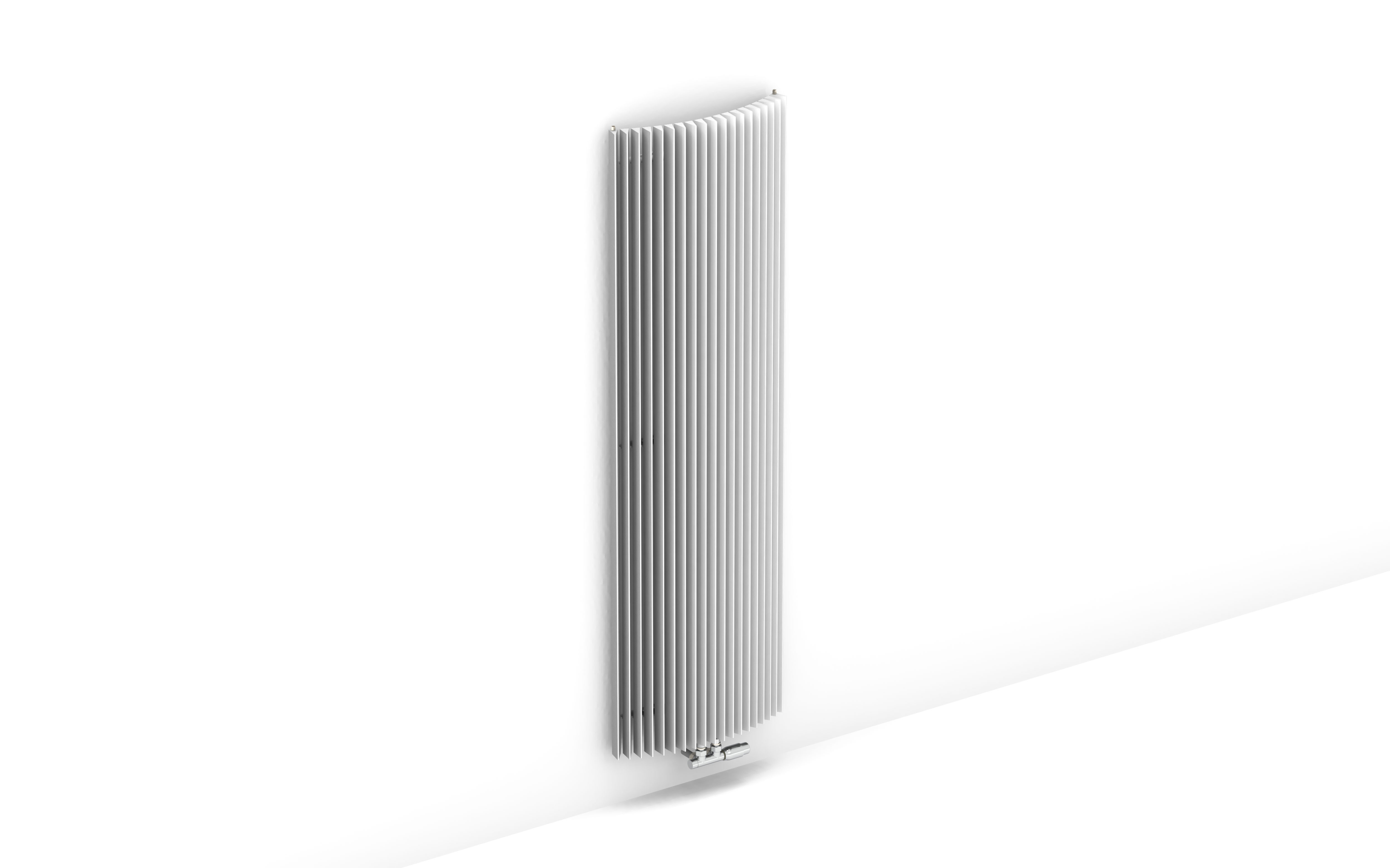 Изображение товара Радиатор Jaga Iguana Arco 50 0 секций 1800x410 мм. нижнее подключение сталь белый матовый