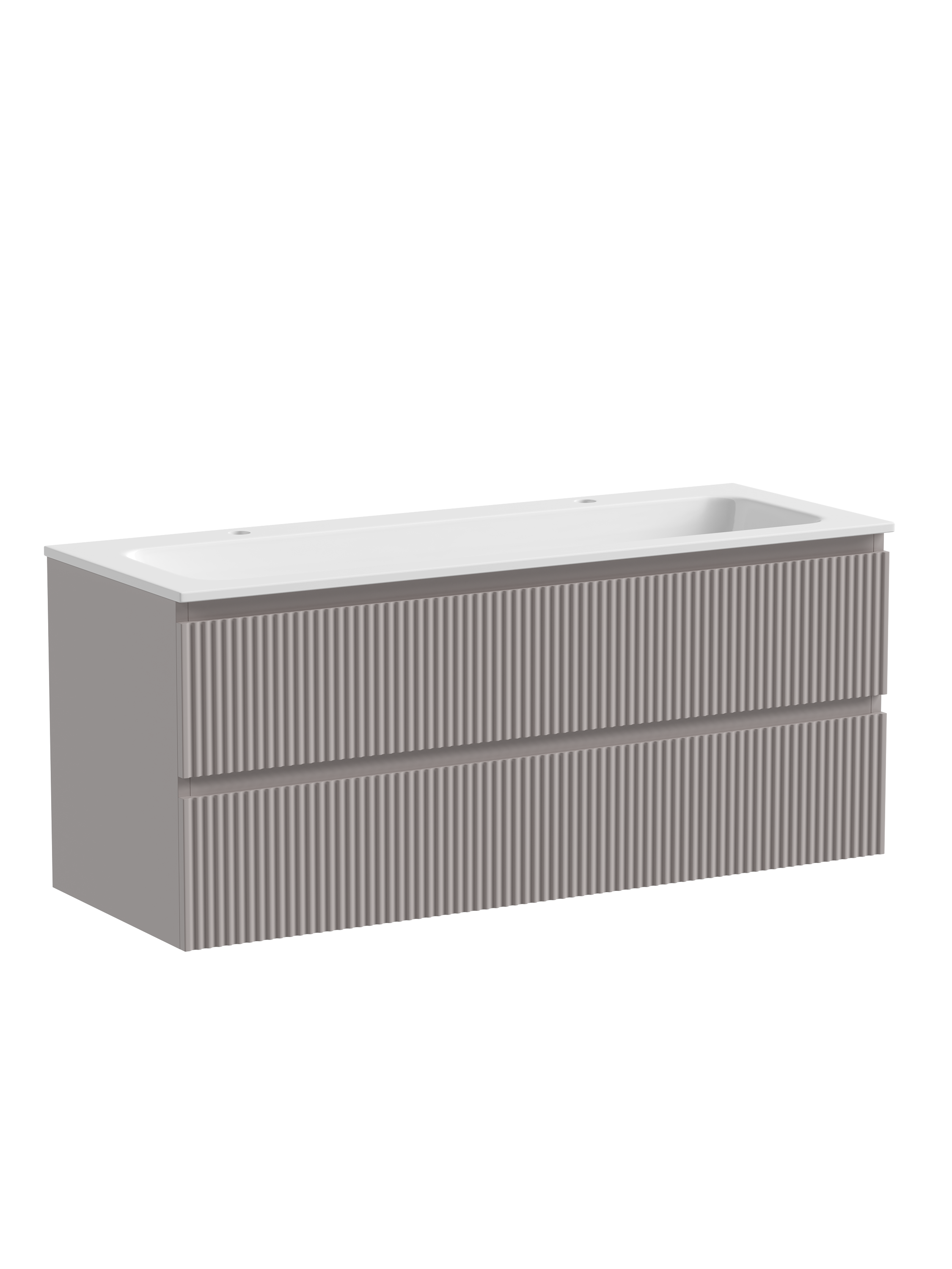 Изображение товара Тумба под раковину Sancos Snob R Doha Soft SNR120SM подвесная 119.50см цвет серый
