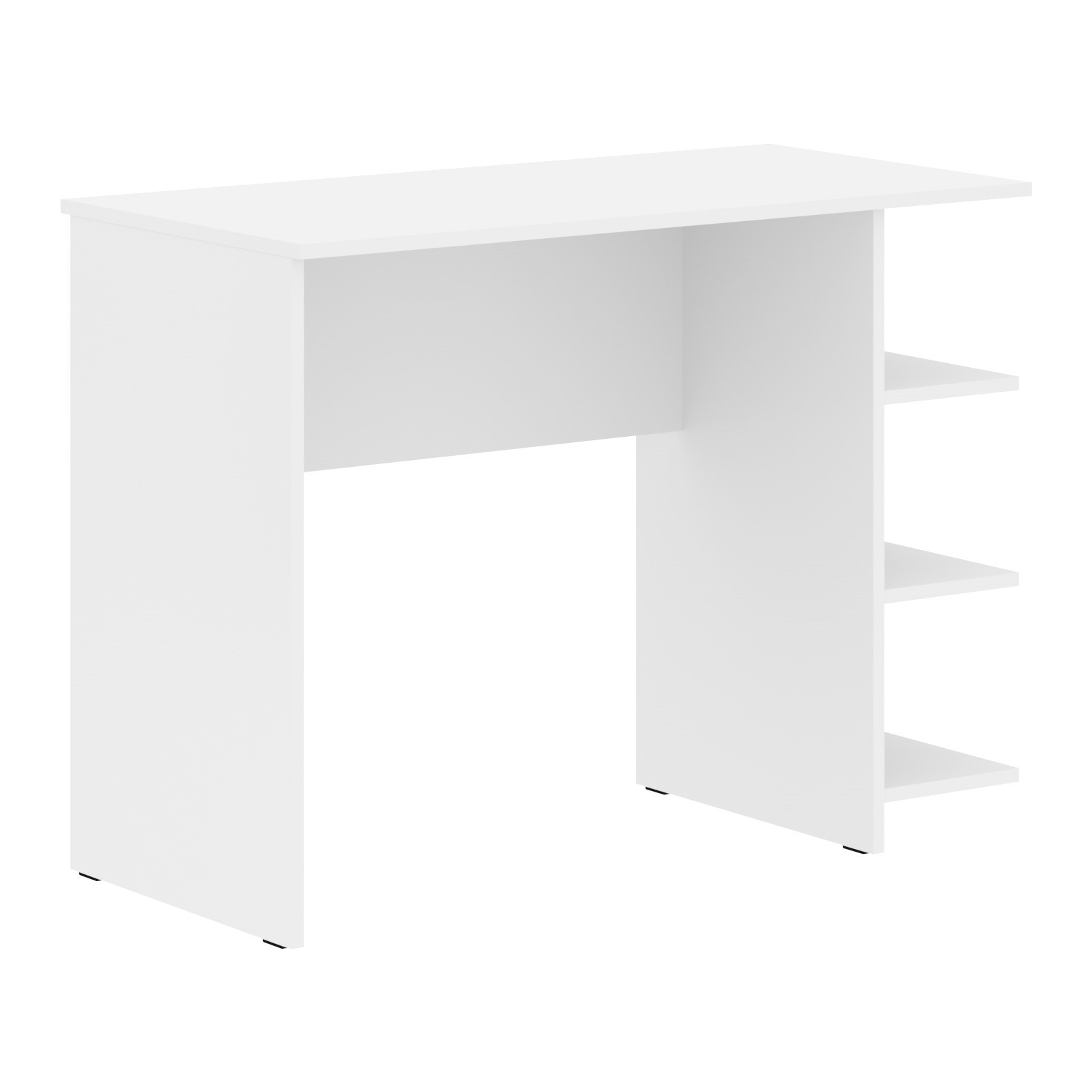 Изображение товара Компьютерный стол Skyland CD 1050 из ЛДСП белого цвета Размер 100x50 см