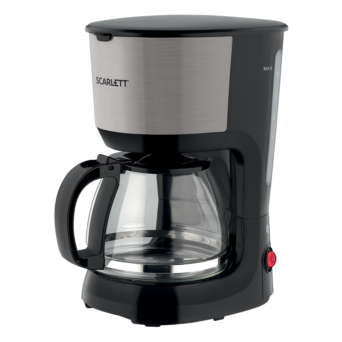 Изображение товара Капельная кофеварка Scarlett SC-CM33011 18x23x30 см цвет черный/серый Изображение товара Капельная кофеварка Scarlett SC-CM33011 18x23x30 см цвет черный/серый