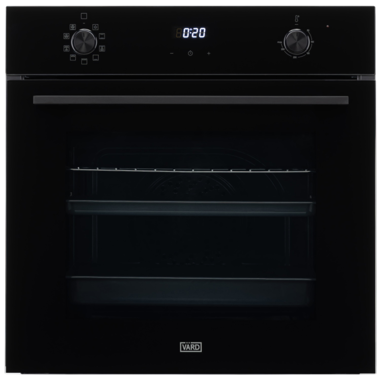 Изображение товара Электрический встраиваемый духовой шкаф VARD VOE444B 73л 11 режимов черный
