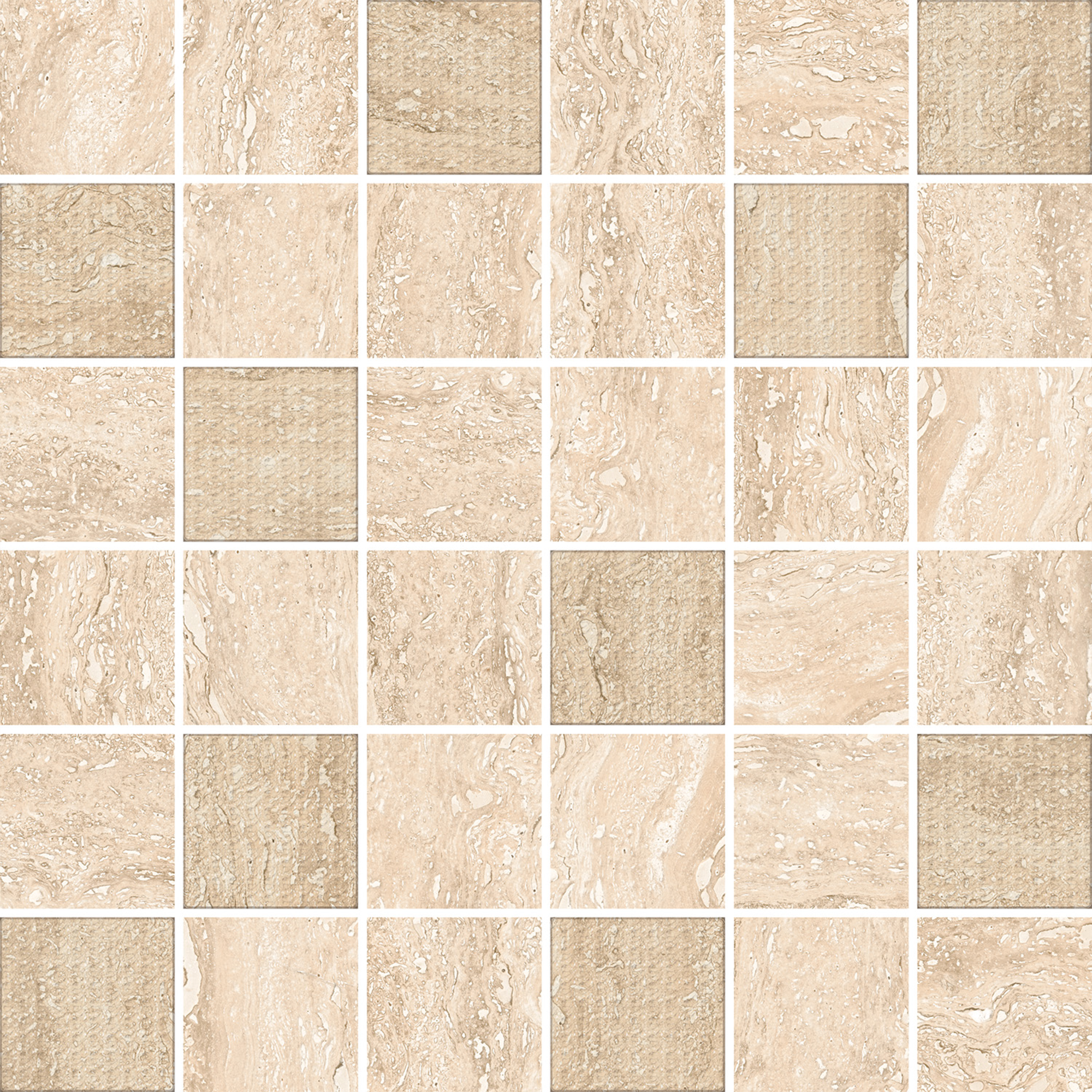 Изображение товара Мозаика керамическая Azori Ascoli Mosaic 30x30 см цвет бежевый
