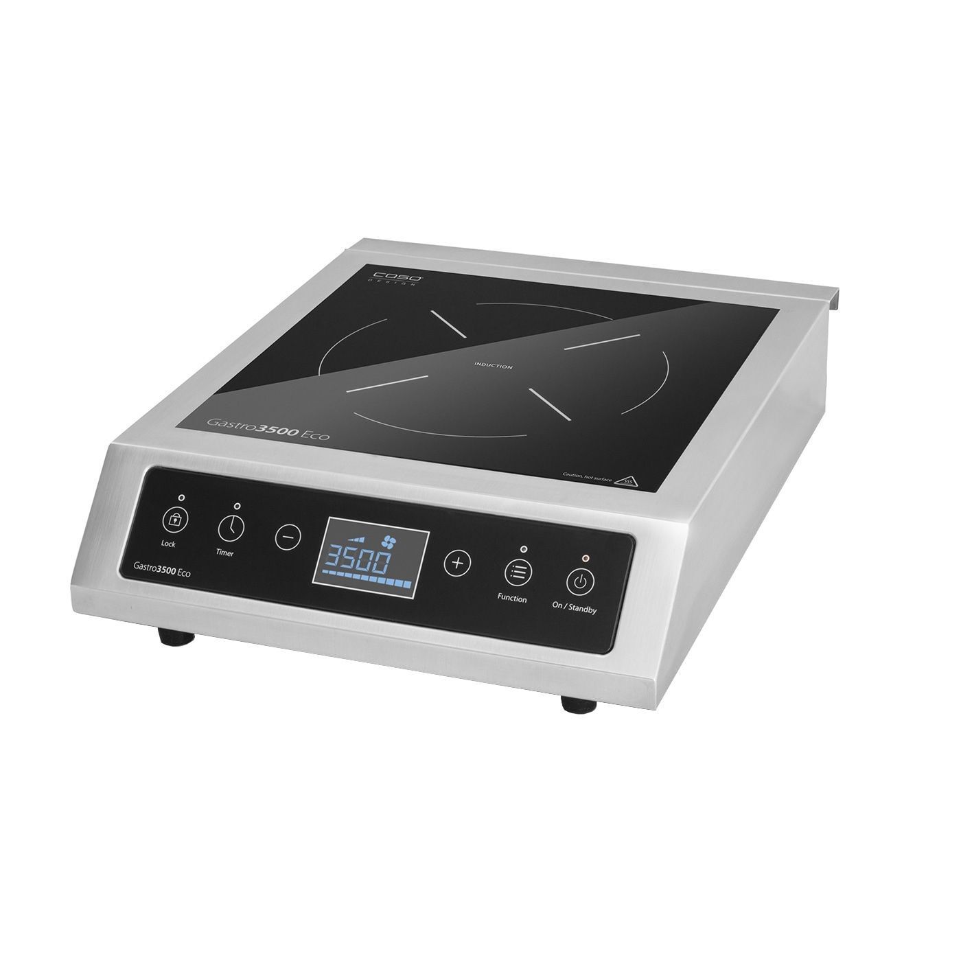 Изображение товара Индукционная плита Caso Gastro 3500 Eco 1 конфорка белый 33 см