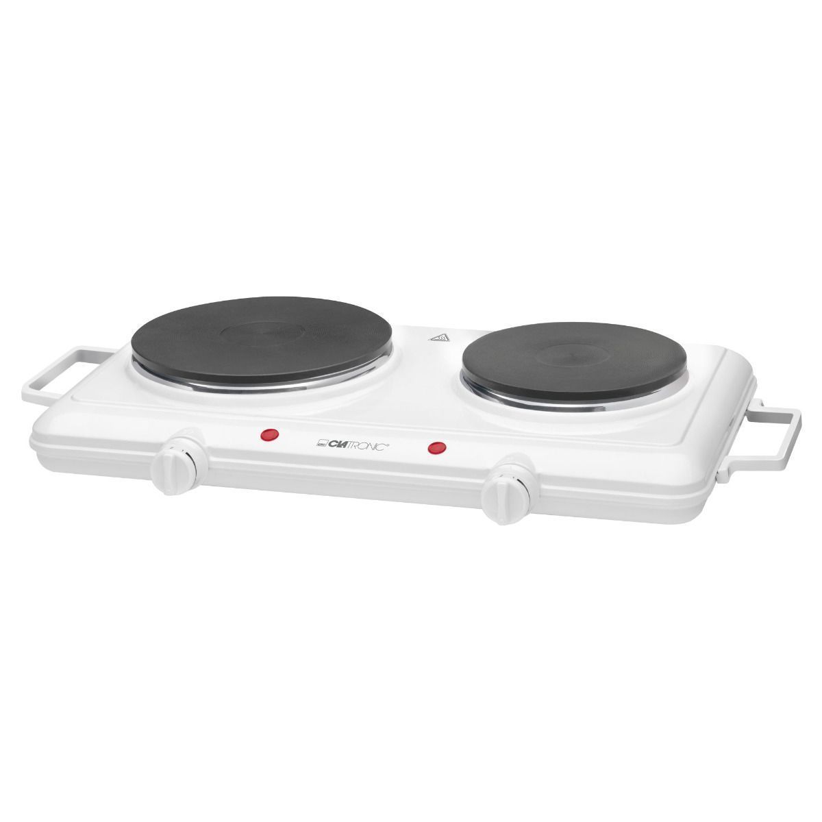 Изображение товара Электрическая настольная плита Clatronic DKP 3583 weiss 57 см 2 конфорки цвет белый