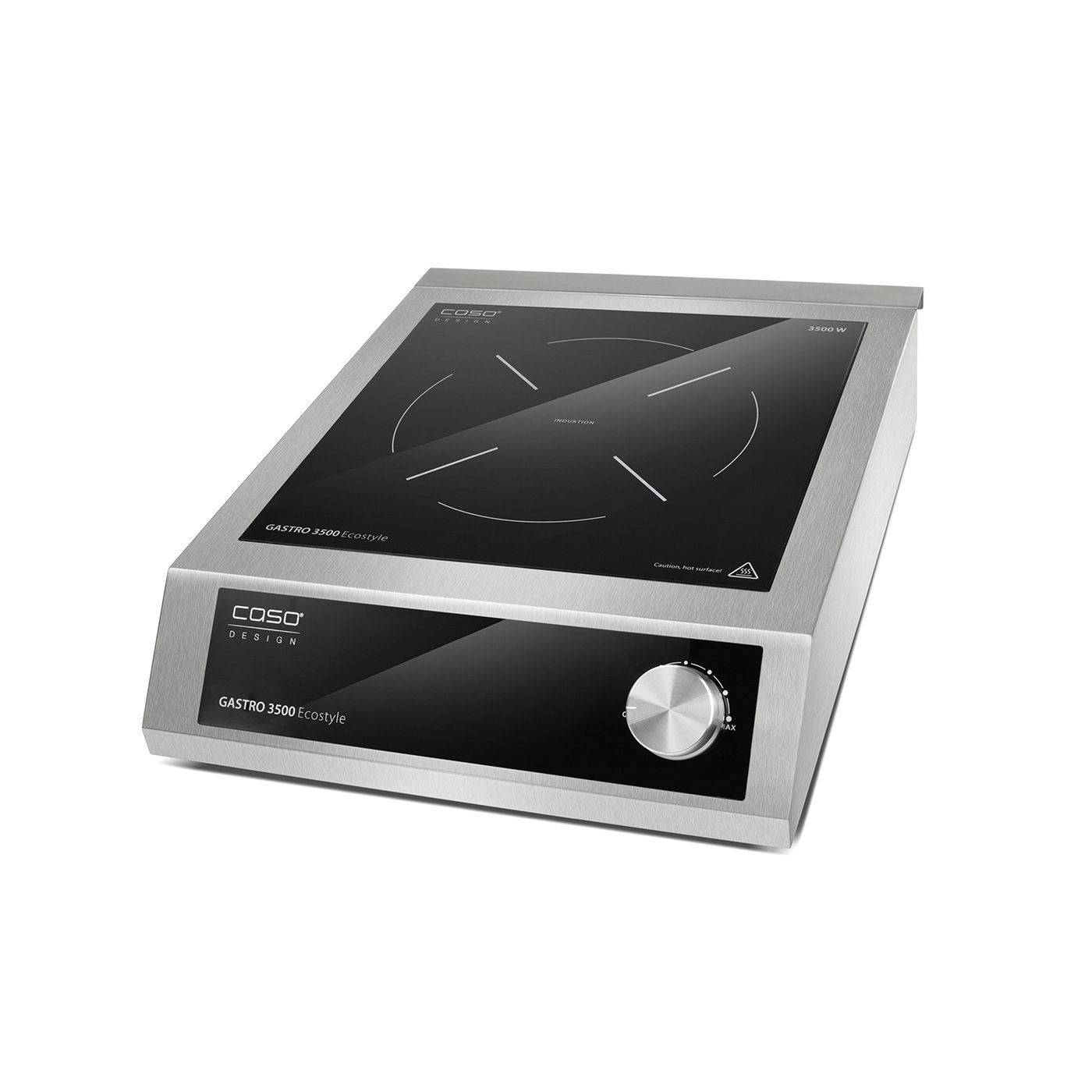 Изображение товара Индукционная настольная плита Caso Gastro 3500 style 1 конфорка серебро