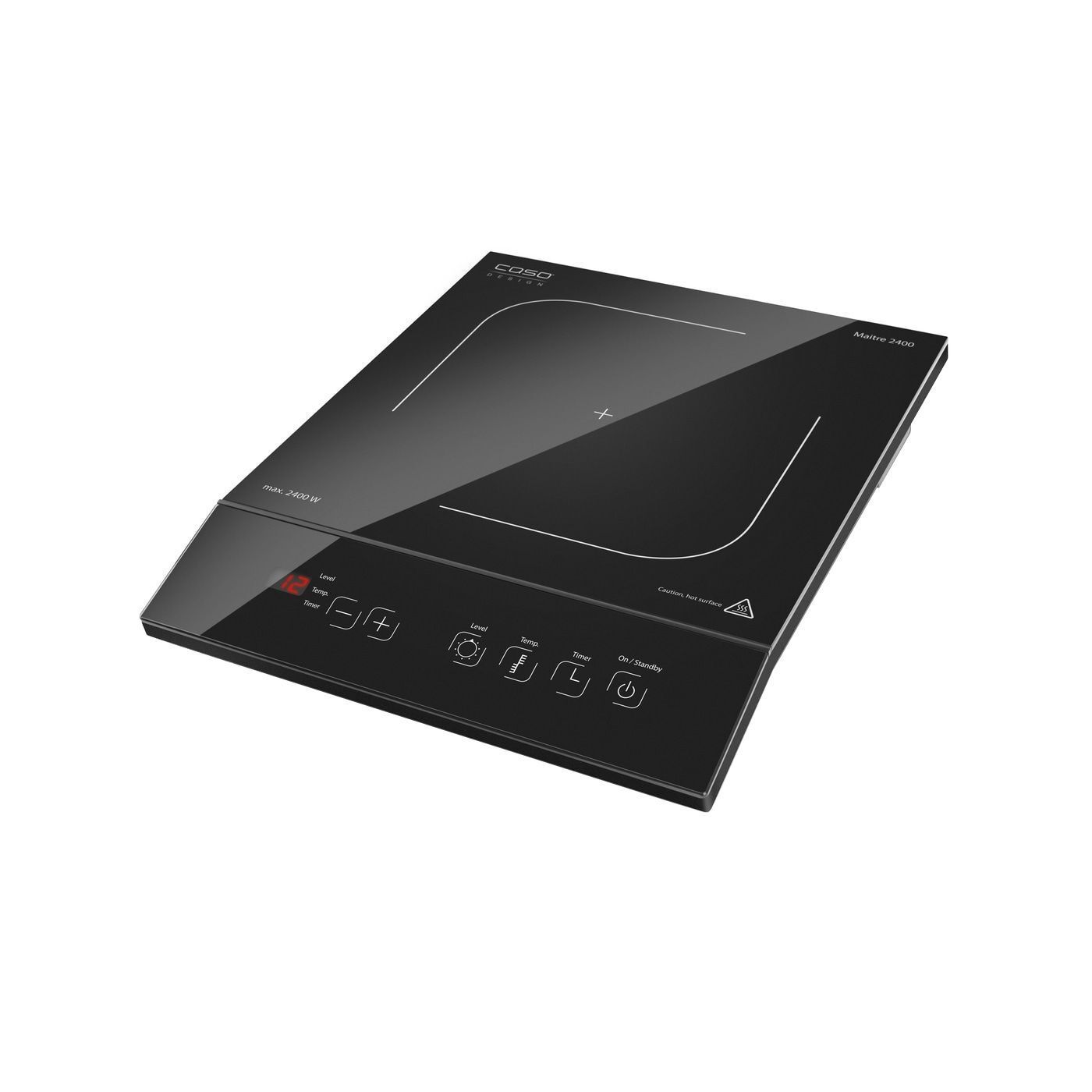 Изображение товара Индукционная настольная плита Caso Maitre 2400 30 см 1 конфорка цвет черный