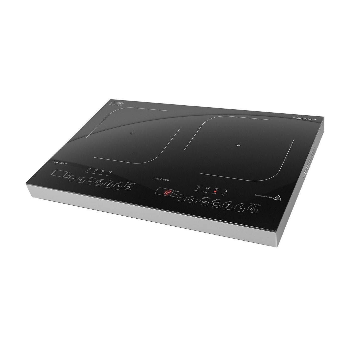 Индукционная настольная плита Caso Pro Gourmet 3500 54.50 см 2 конфорки ...