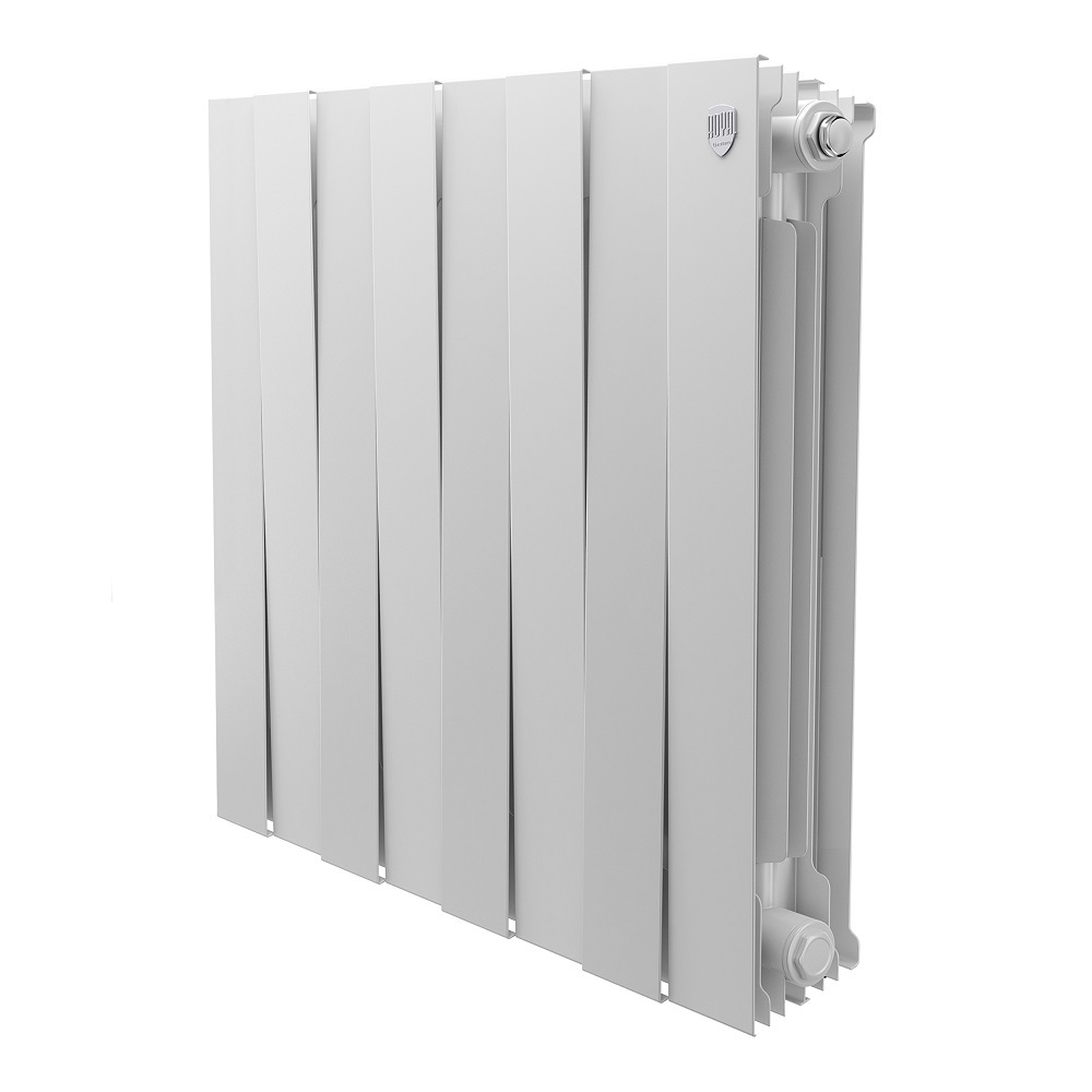 Изображение товара Радиатор Royal Thermo Pianoforte 500 8 секций боковое подключение сталь алюминий белый