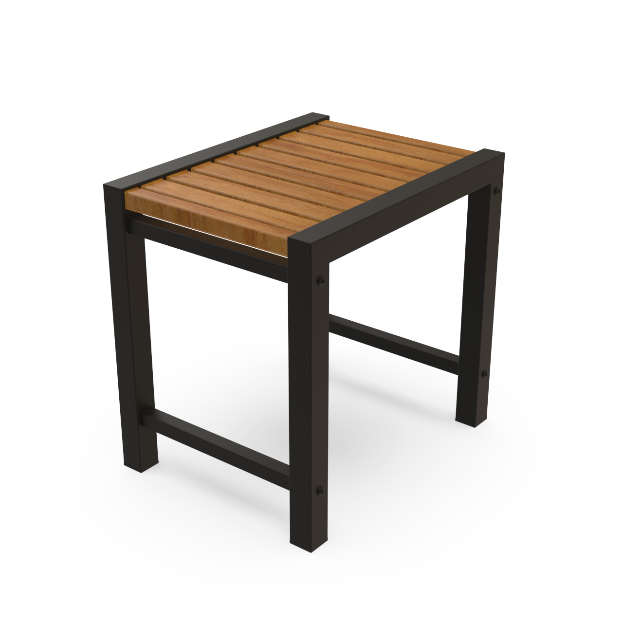 Изображение товара Табурет садовый Grillux Loft Delux черный 49x38 см