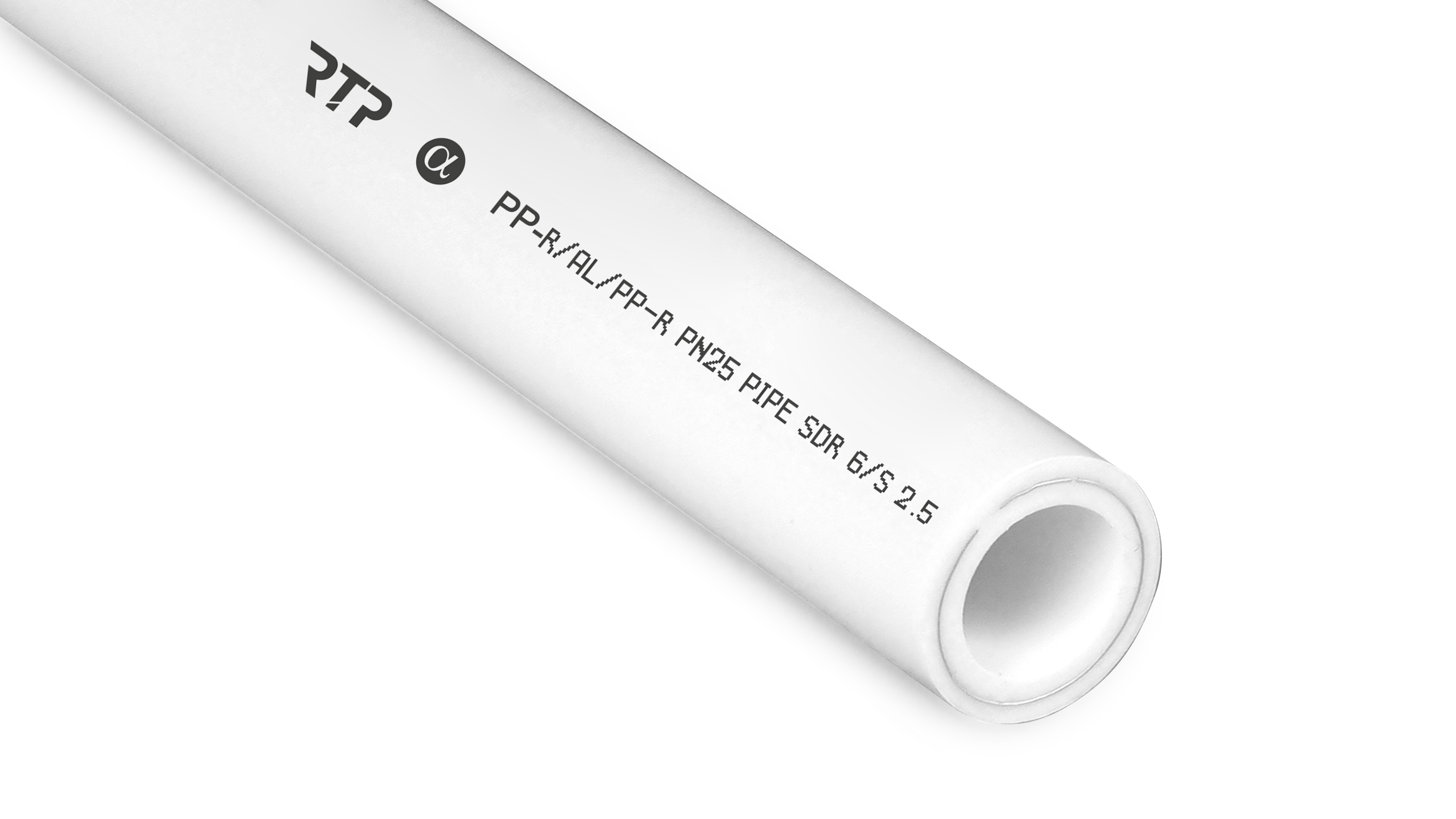 Изображение товара Труба полипропиленовая армированная алюминием 32x5.4 мм SDR6 PN25 2 м