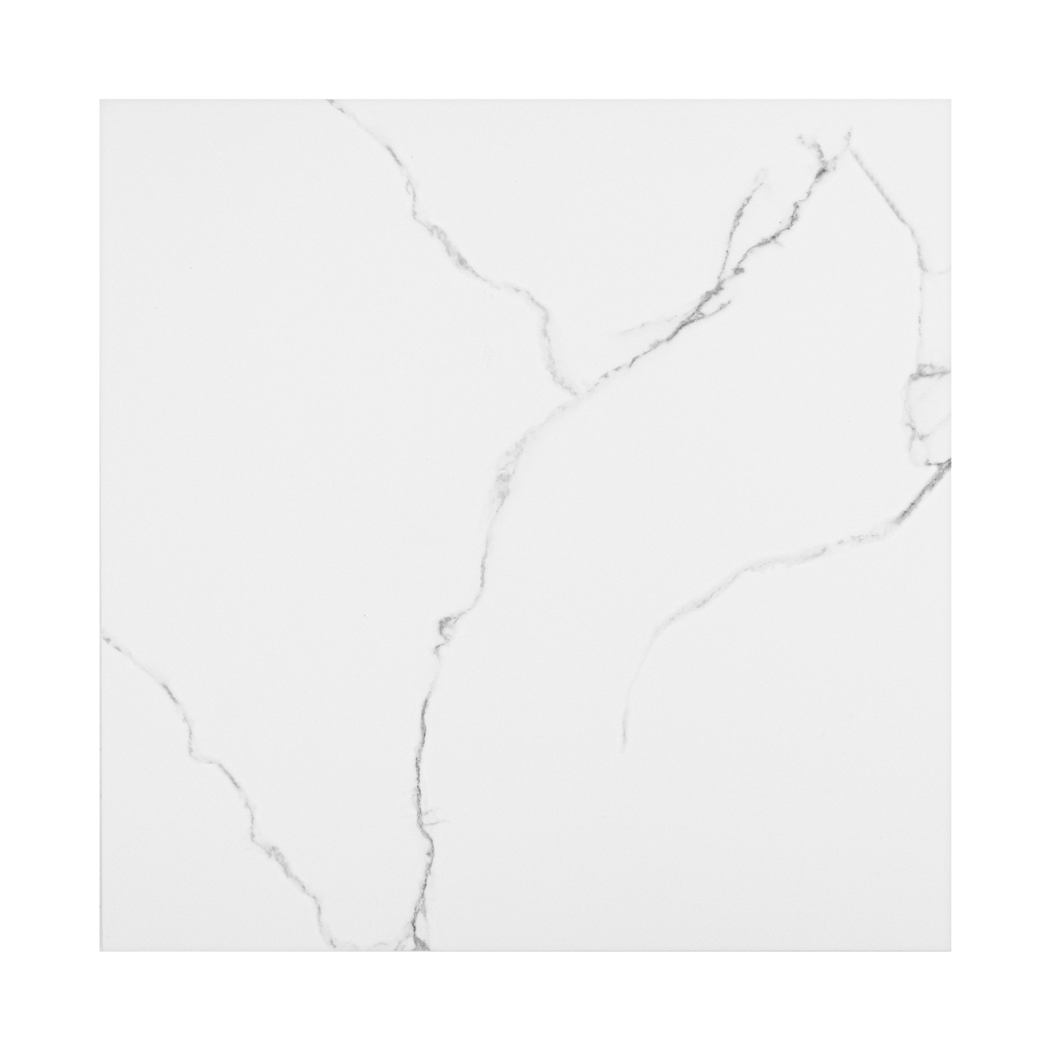 Изображение товара Керамогранит Smartstone Текст Y9300 800х800 белый для пола и стен