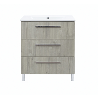 Изображение товара Тумба под раковину Мадрид Квадро 75 см цвет дуб