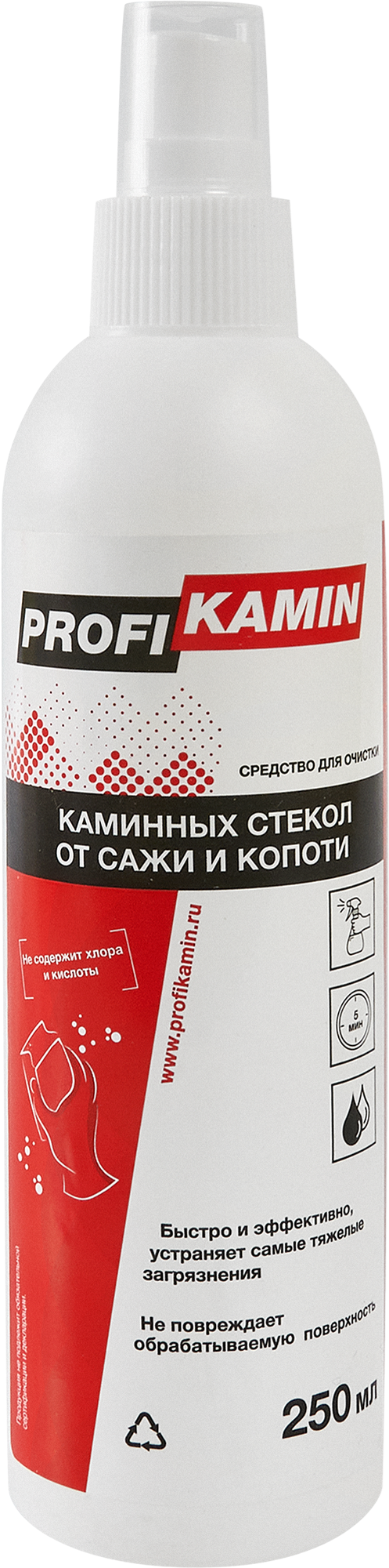 Изображение товара Средство для очистки стекол камина ПрофиКамин 0.25 л