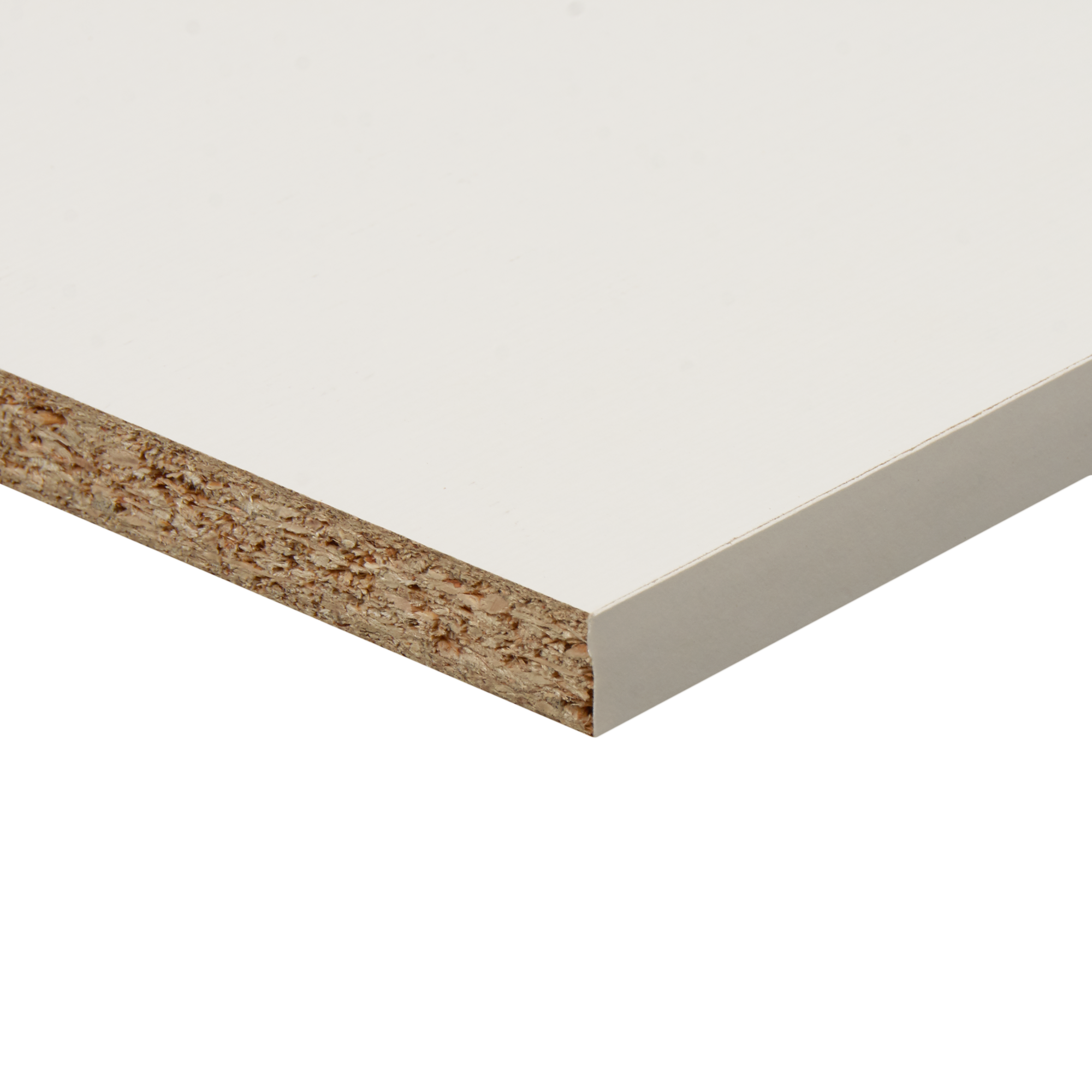 Деталь мебельная 2000x400x16 мм ЛДСП цвет белый кромка с длинных сторон