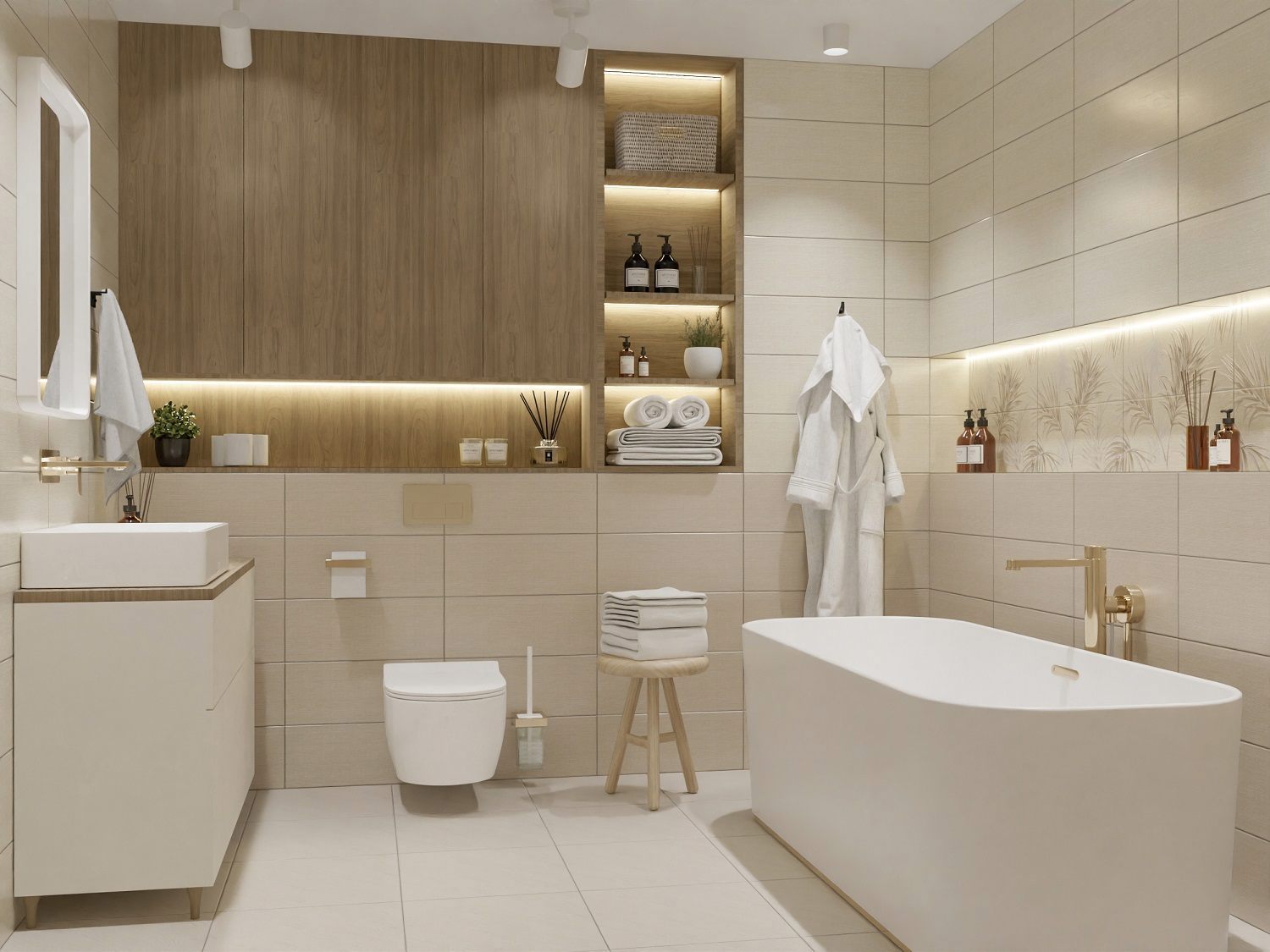 Изображение товара Керамическая плитка Azori VENEZIANO кремовая 20.1x50 см для стен