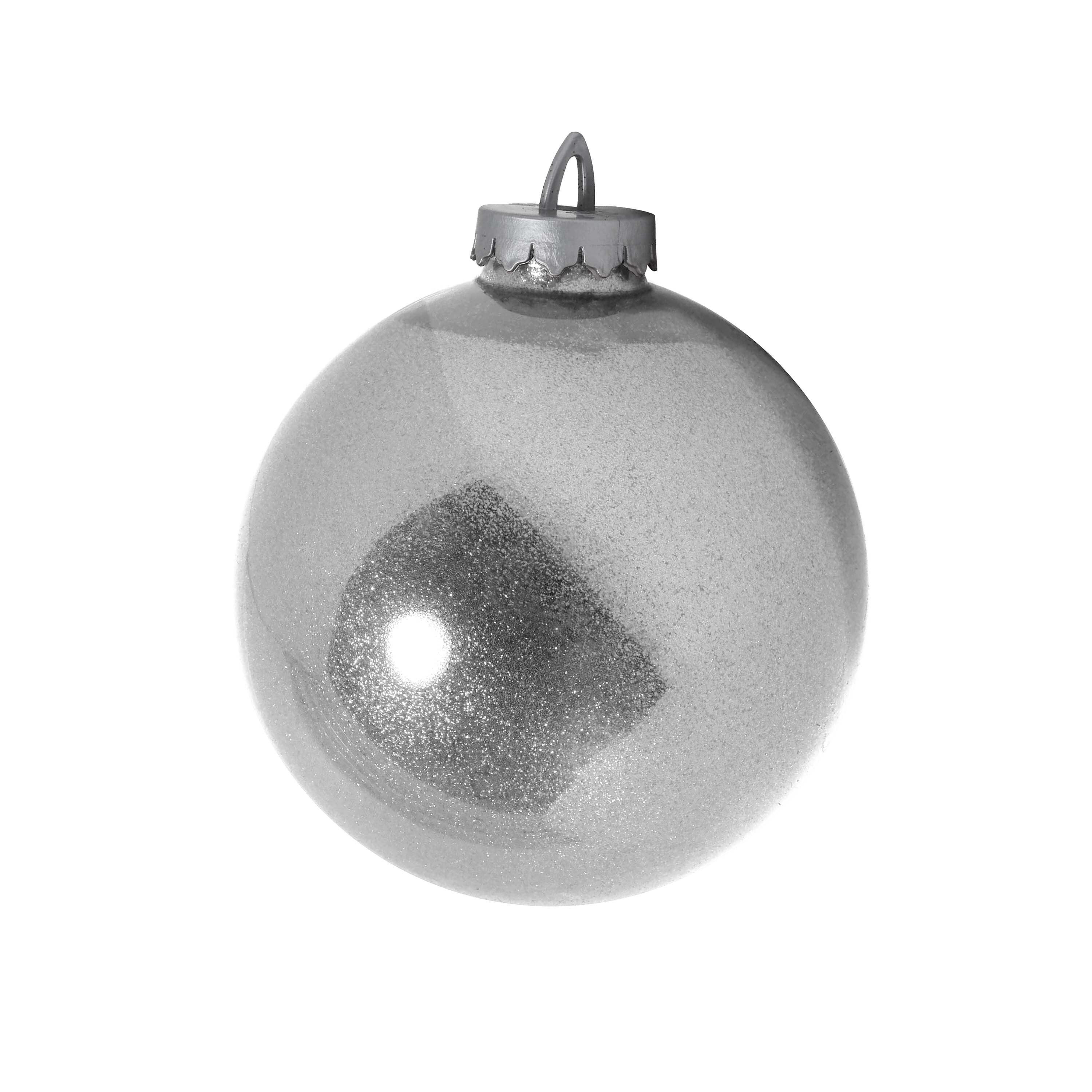 Изображение товара Елочный шар ø15 см цвет серебряный