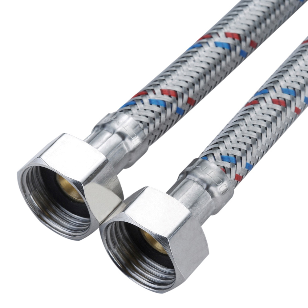 Изображение товара Гибкая подводка для воды Стм CWGHF200 3/4" 200 см внутренняя-внутренняя резьба