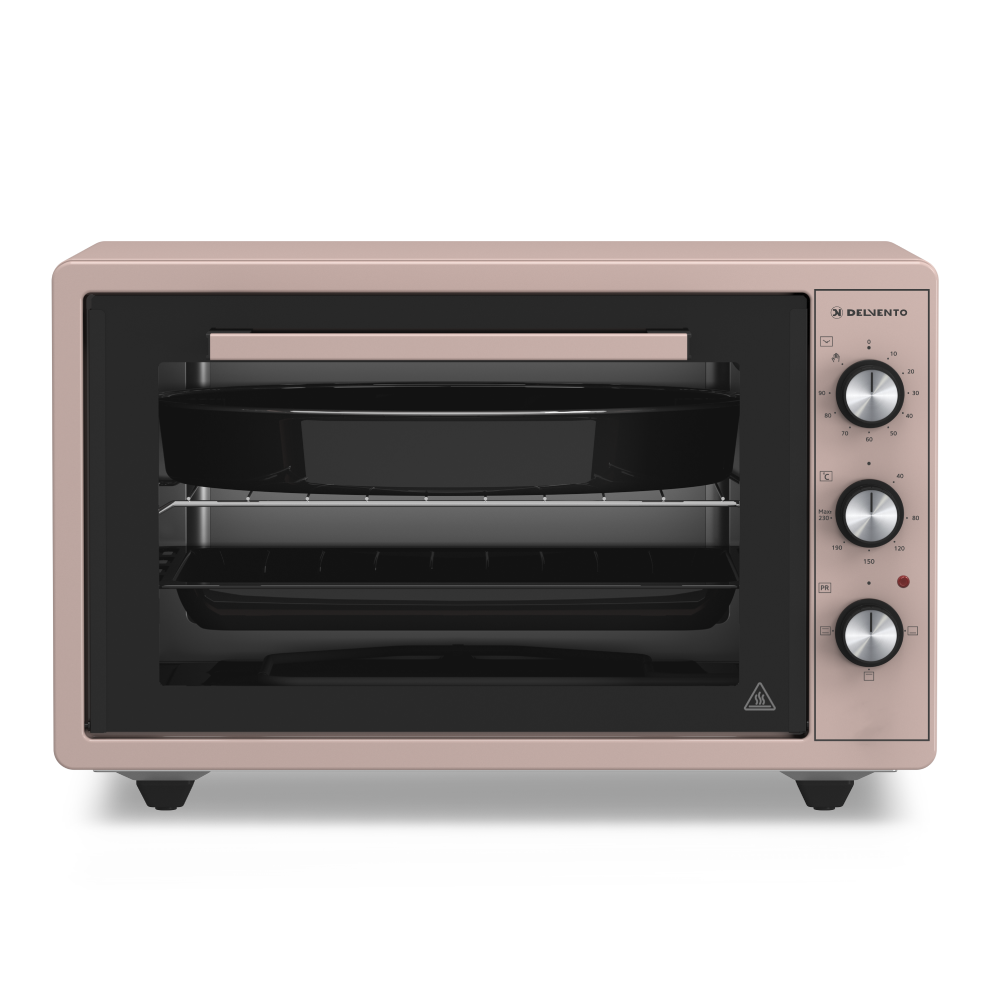 Изображение товара Электропечь 1300 Вт Delvento D4405 52x33x45 см цвет розовый