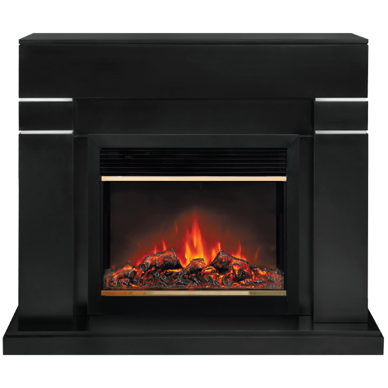 Изображение товара Каминокомплект Lindelse 26 BLM с очагом Moonblaze-S Lux BR черный