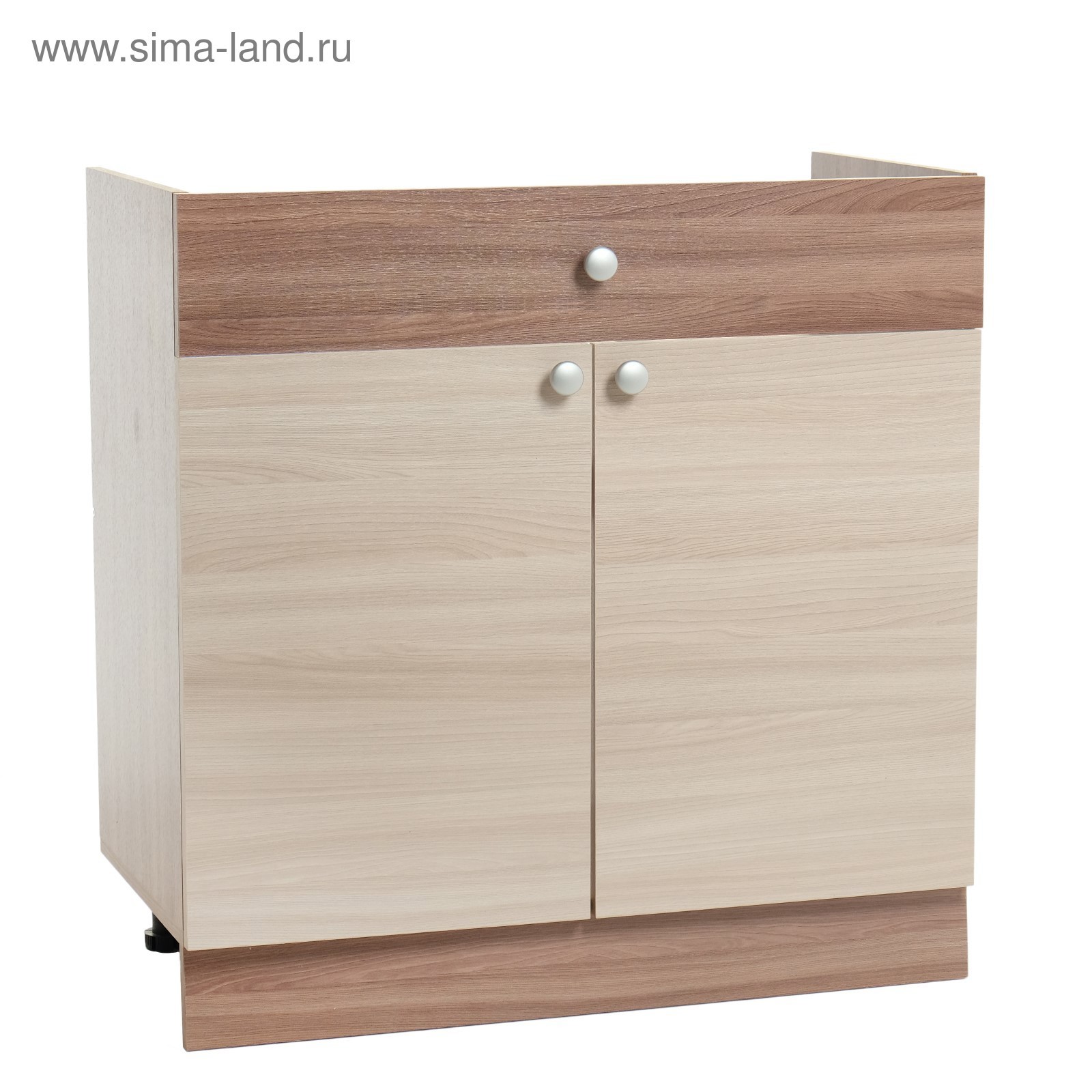 Изображение товара Напольный шкаф Клик мебель 80x81x45 см ЛДСП для кухни и ванной