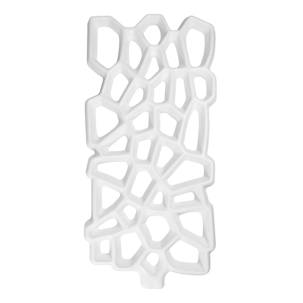 Изображение товара Радиатор Primoclima Geom 1200 RAL9016 50 0 секций нижнее подключение полимербетон белый