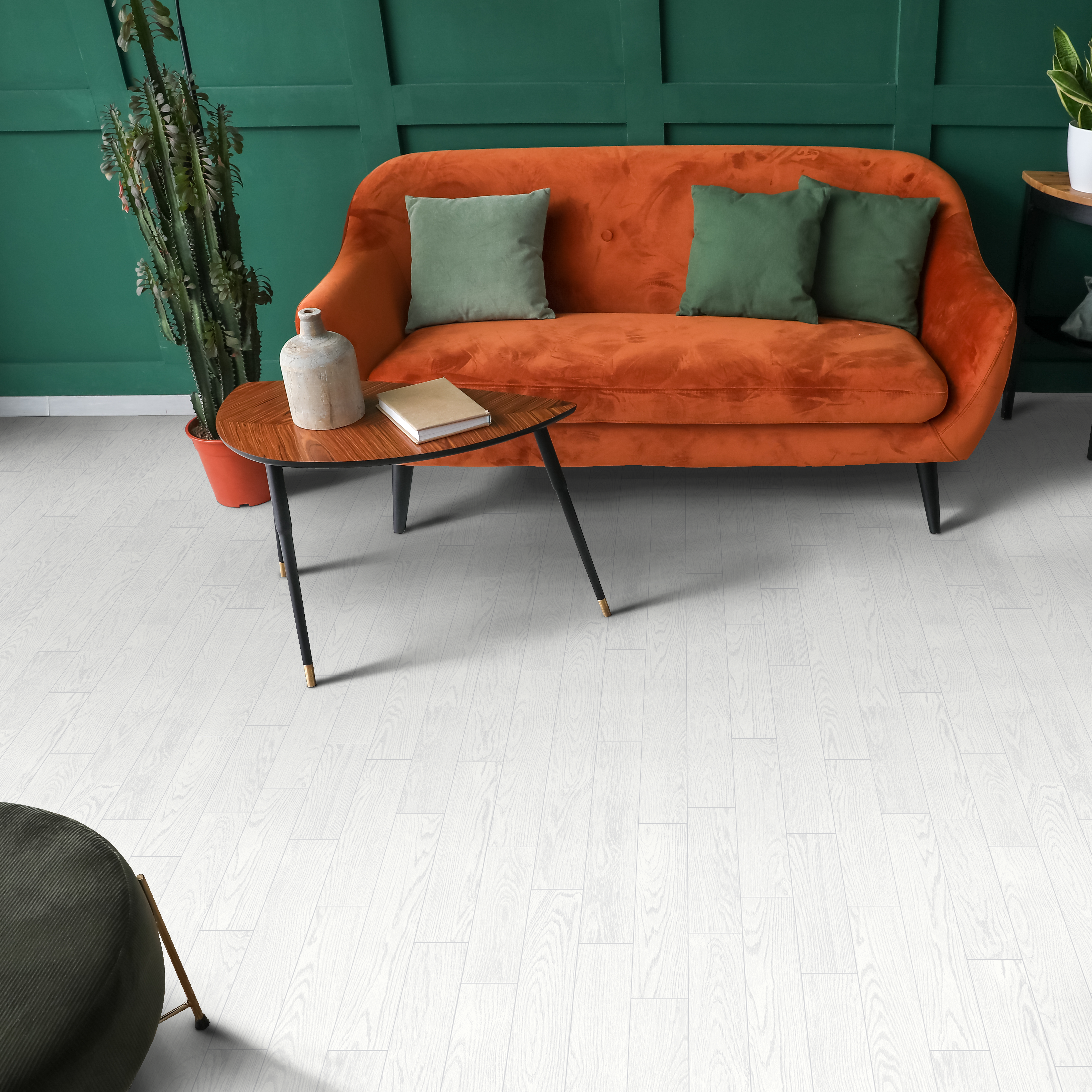 Изображение товара Линолеум Дуб Архангельский 22 класс 3.5 м белый для жилых помещений