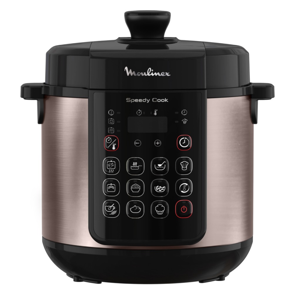 Изображение товара Мультиварка Moulinex CE222B32 5 л 10 программ цвет черный/коричневый