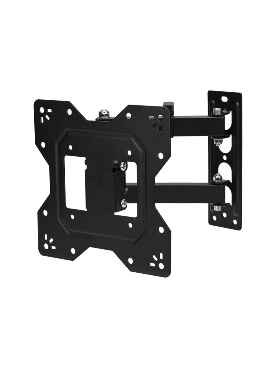 Изображение товара Кронштейн для крепления телевизора Rexant 38-0070-1, наклонно-поворотный, черный, для 23-43 дюймов