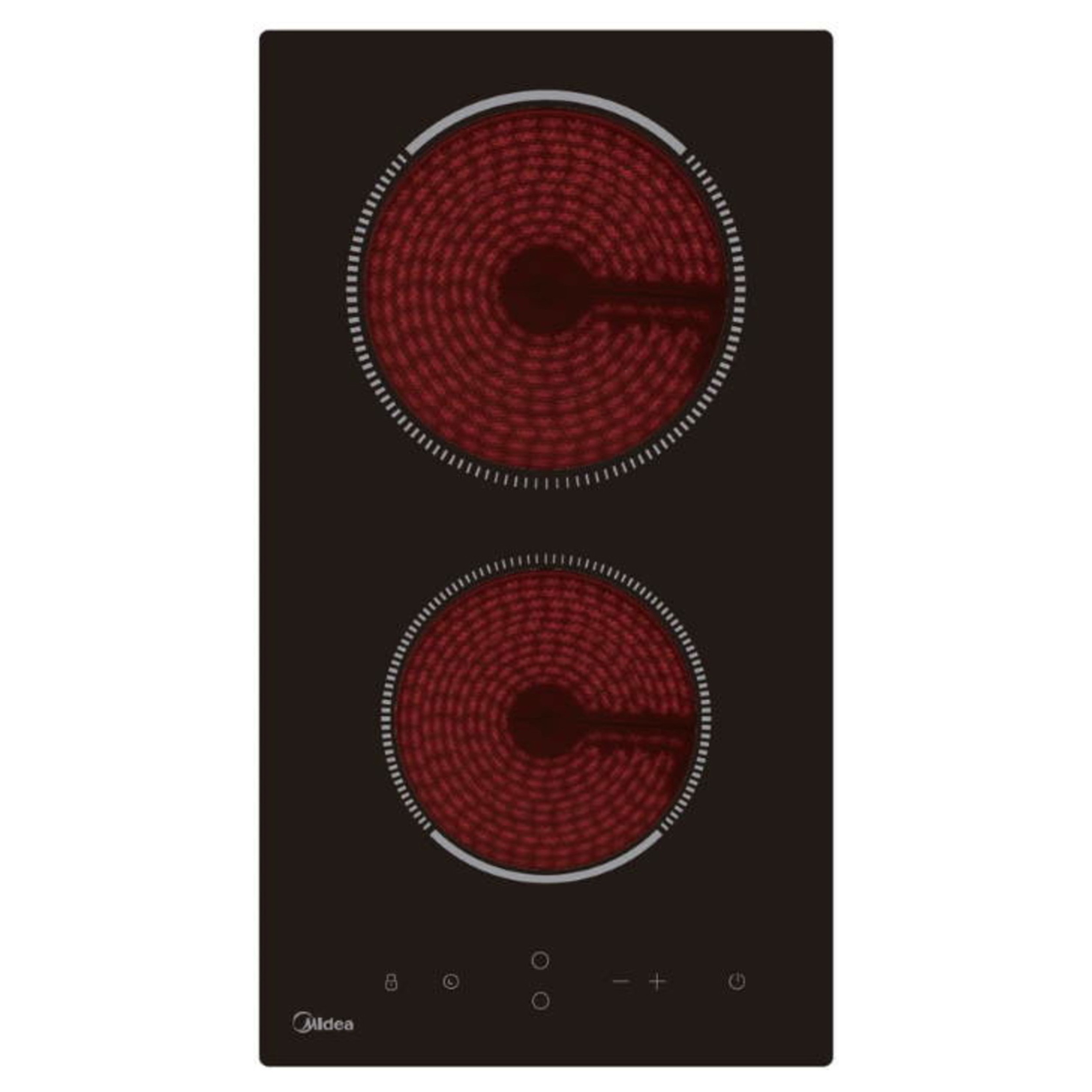 Изображение товара Электрическая варочная панель Midea MCH32140 28.80 см 2 конфорки цвет черный