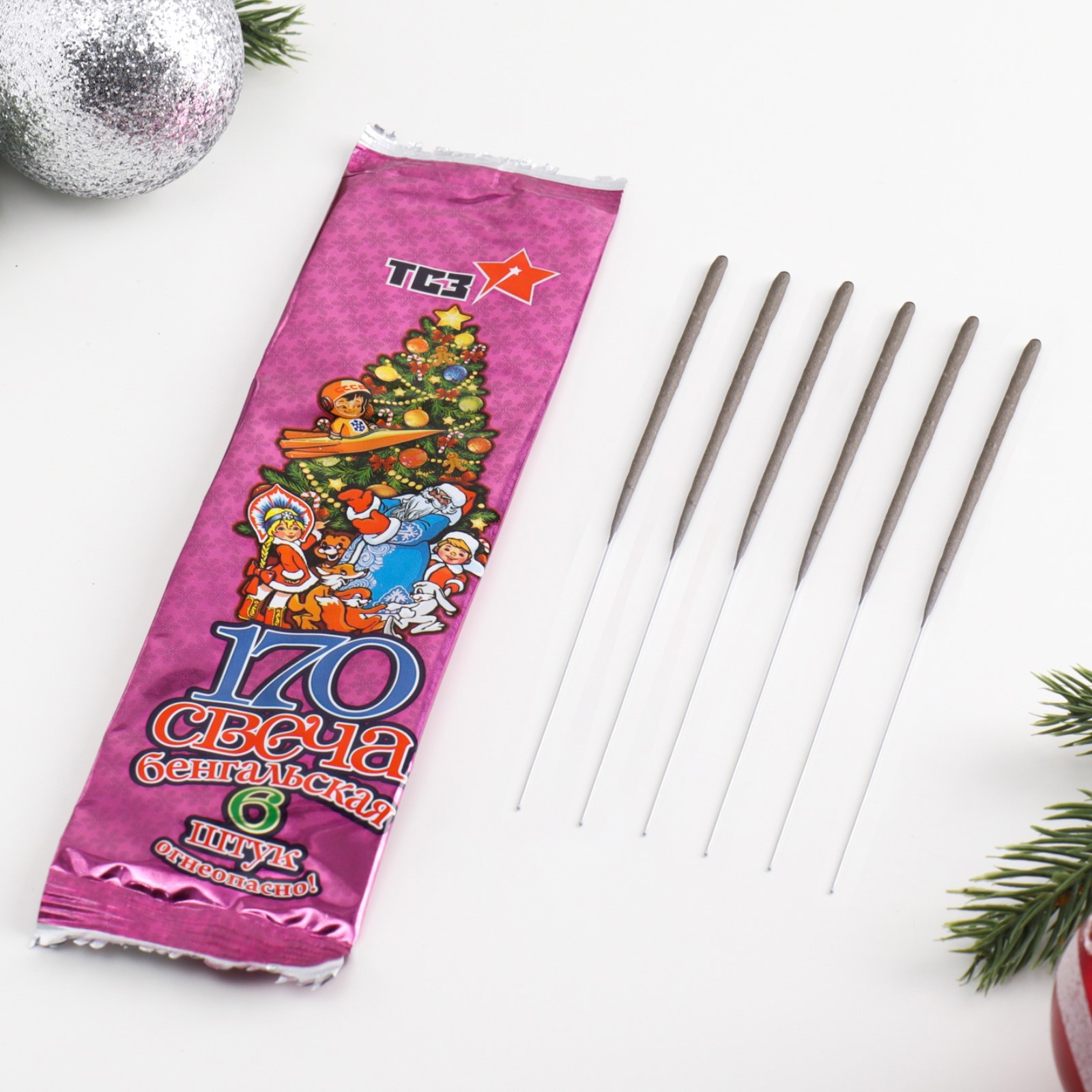 Изображение товара Хлопушки Simaland 2979352 6 шт