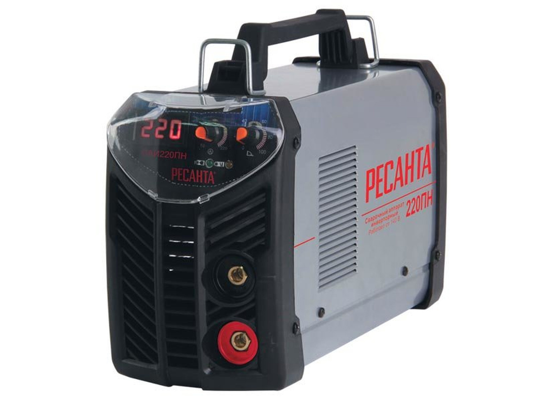Изображение товара Дуговой сварочный инвертор Ресанта САИ-220ПН 65/20 для MMA и TIG сварки