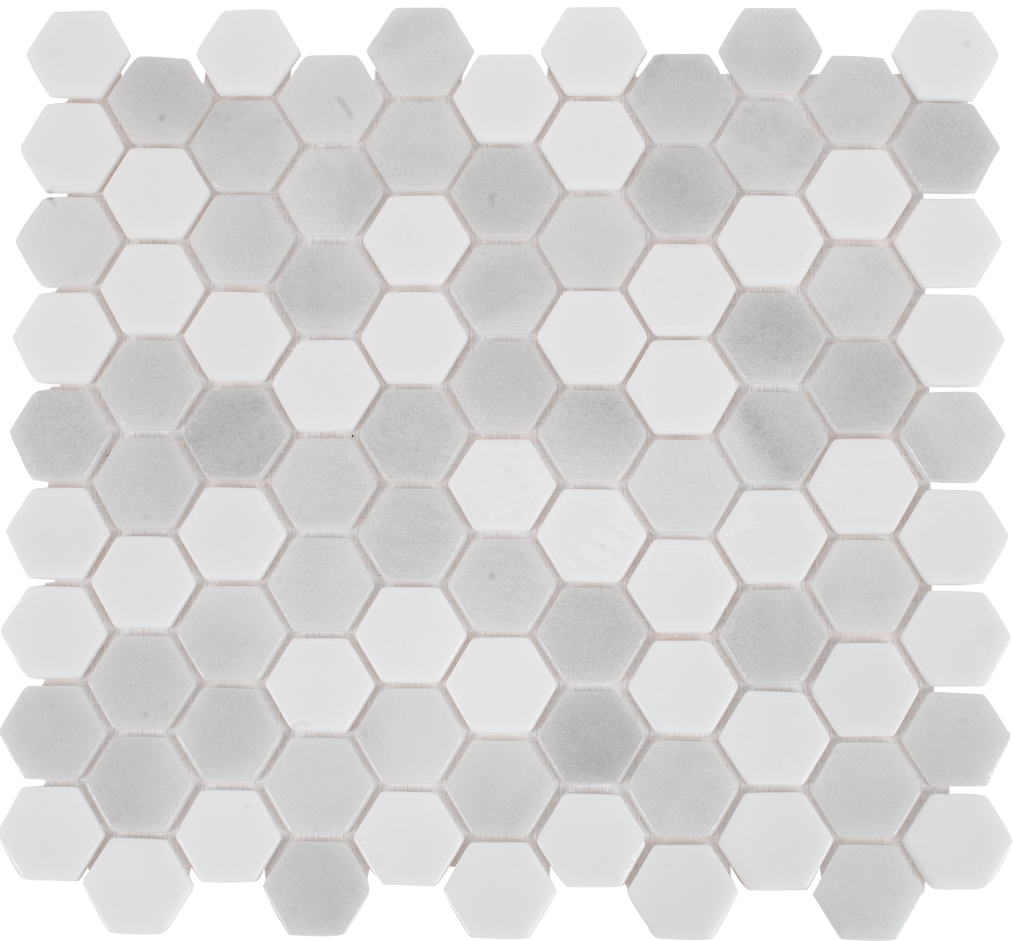 Изображение товара Мозаика стеклянная Hex 31.7х30.7 см серого цвета от VIDREPUR