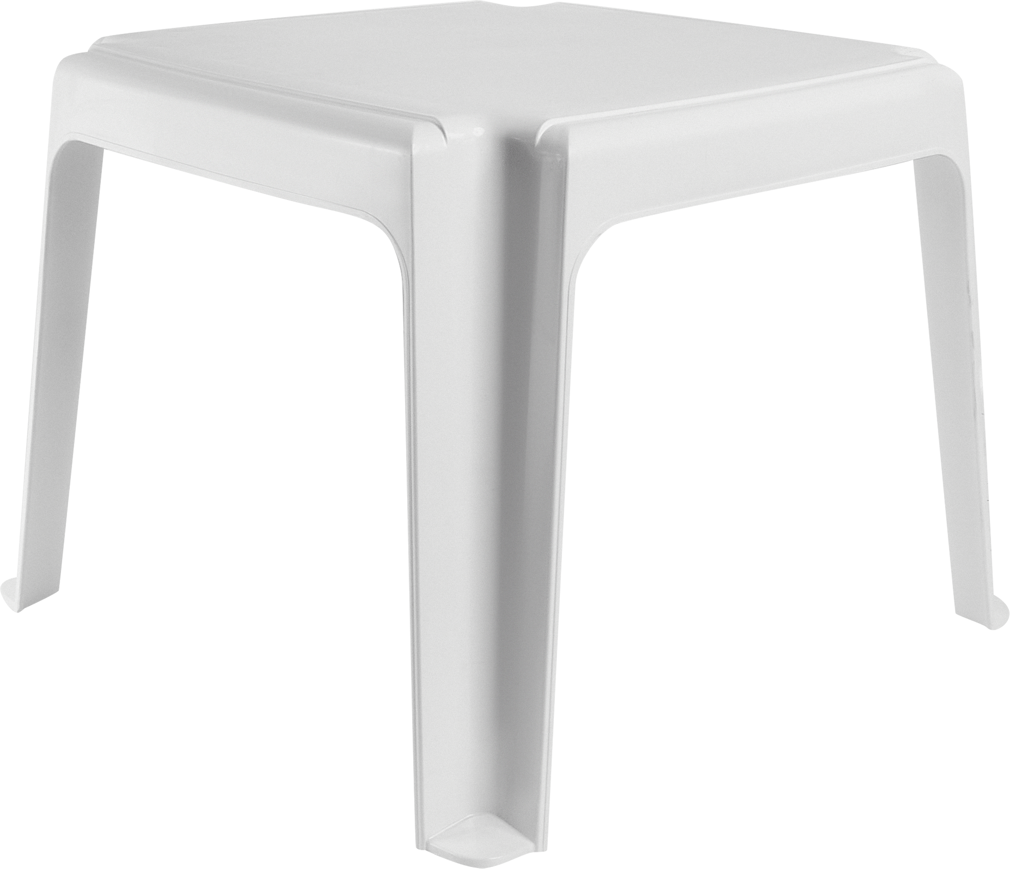 Изображение товара Столик для шезлонга квадратный 45x45 см белый