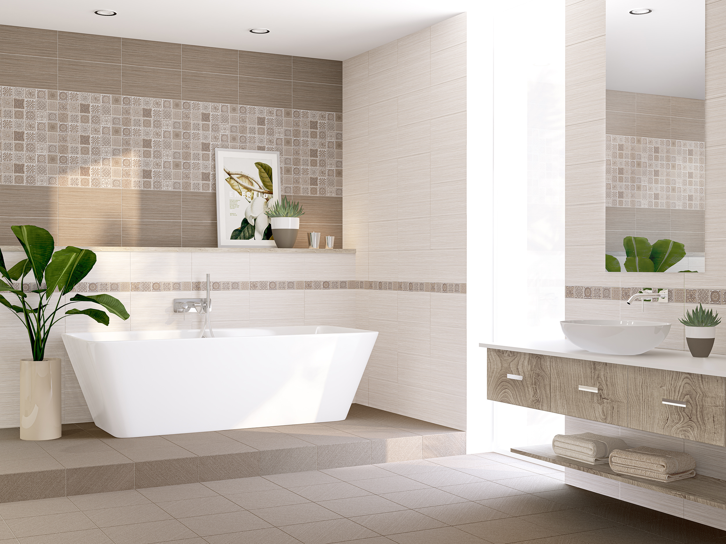 Изображение товара Плитка Azori 12 Chateau 503193003 42x42см 1.23 м² цвет коричневый