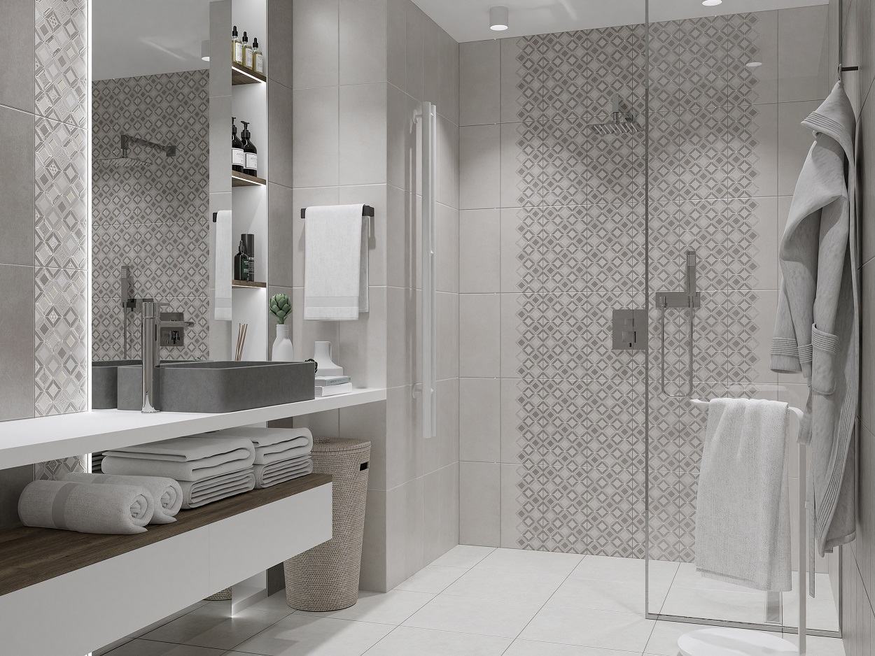 Изображение товара Керамическая плитка Azori 43 509631201 20.1x40.5см 1.22 м² цвет светло-серый