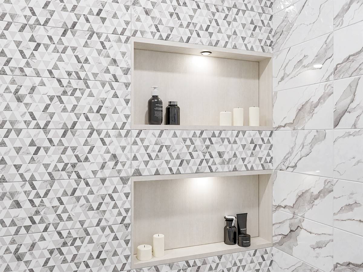 Изображение товара Керамическая плитка Azori 50 00-00000690 20.1x50.5см светло-серая