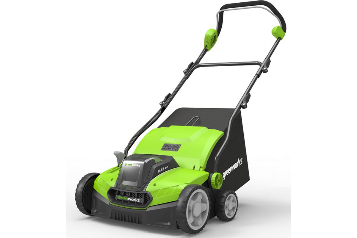 Изображение товара Аккумуляторный скарификатор Greenworks GD40SC36 40 В для газона