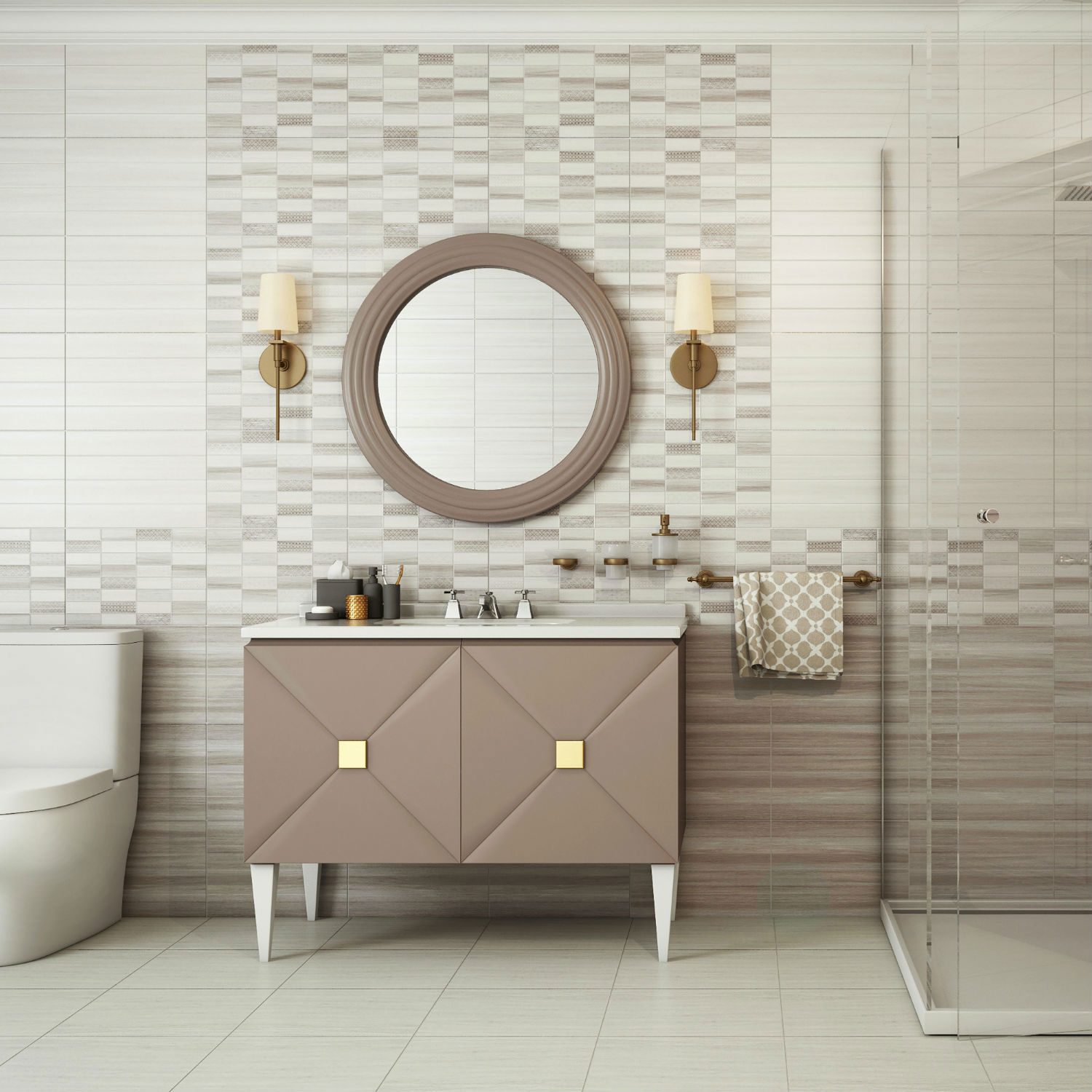 Изображение товара Настенная плитка Keramin 00-002019 27.5x40см 1.65 м² цвет серый