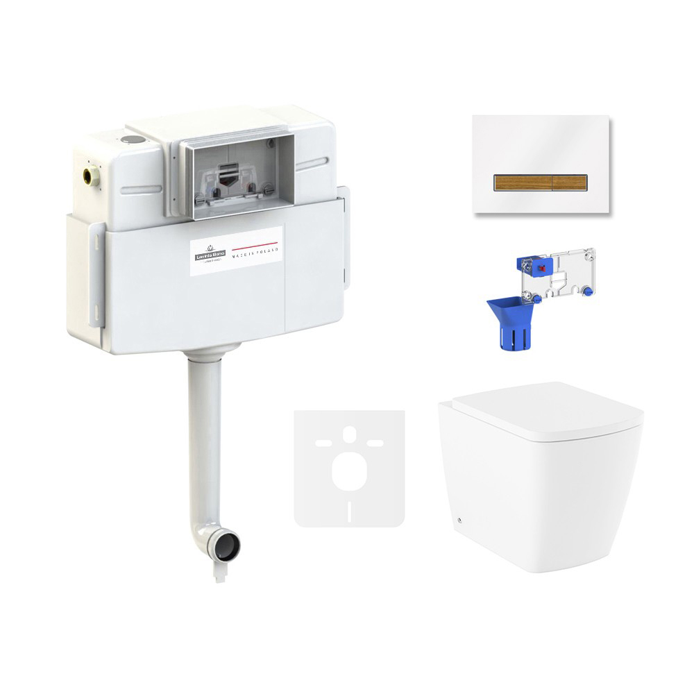 Изображение товара Комплект инсталляции и унитаз Lavinia Boho Aveo Rimless белый Германия