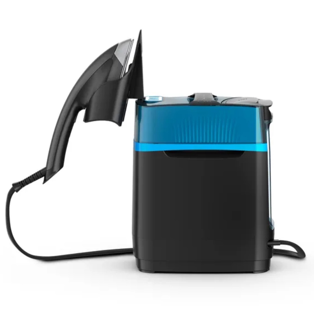 Изображение товара Парогенератор Tefal Сube UT2020E0 паровой удар 220 г/мин цвет черный/голубой