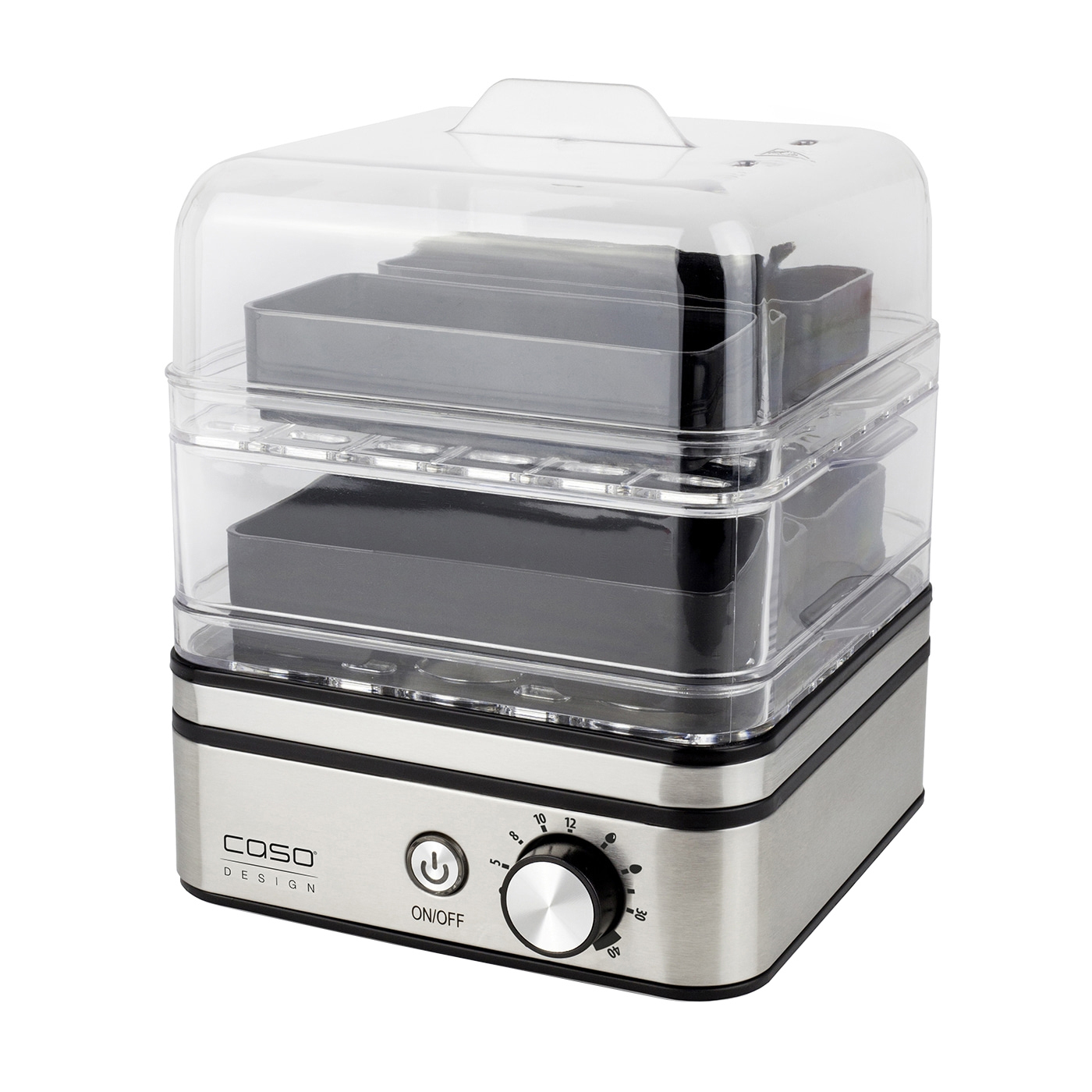 Изображение товара Яйцеварка электрическая Caso ED 10 пластиковые чаши цвет нержавеющая сталь