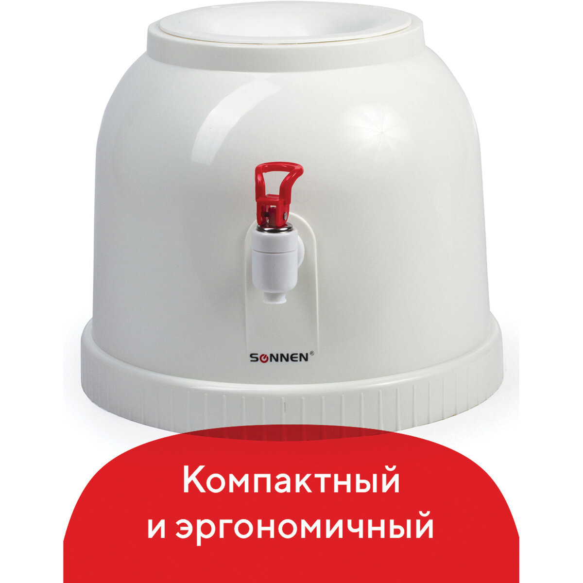 Изображение товара Кулер-водораздатчик без нагрева и охлаждения Sonnen TS-01 настольный